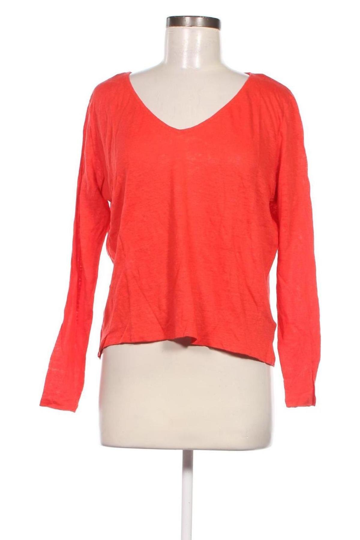 Дамска блуза H&M, Размер L, Цвят Червен, Цена 19,55 лв.