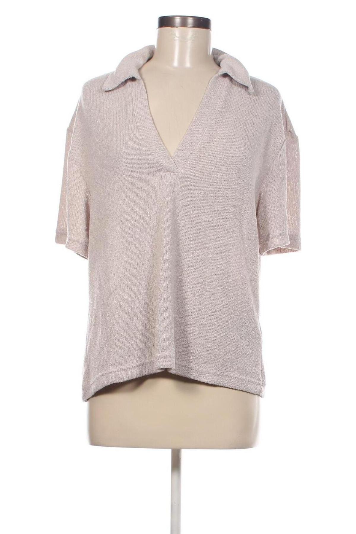 Дамска блуза H&M, Размер M, Цвят Сив, Цена 3,80 лв.