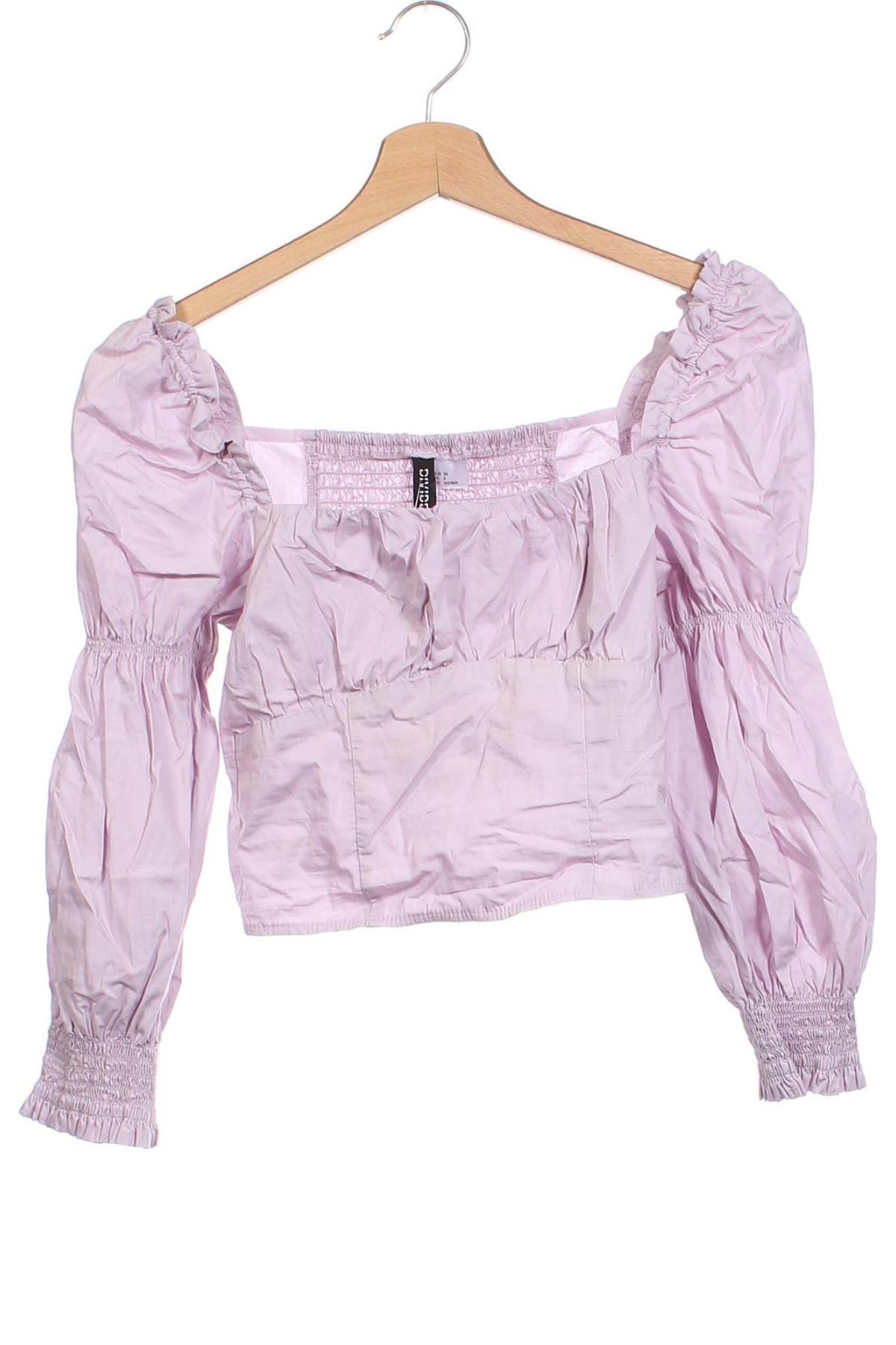 Damen Shirt H&M Divided, Größe S, Farbe Lila, Preis 13,22 €
