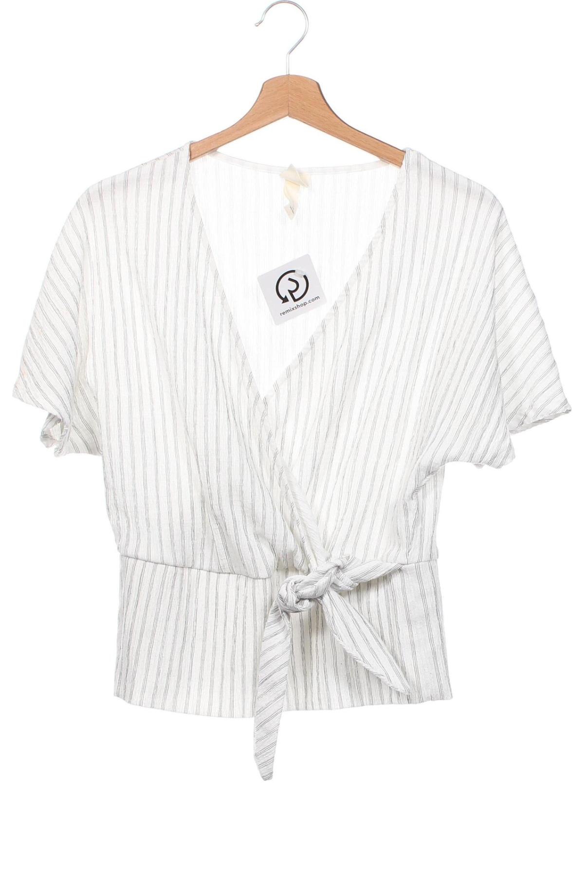 Γυναικεία μπλούζα H&M L.O.G.G., Μέγεθος XS, Χρώμα Λευκό, Τιμή 5,25 €