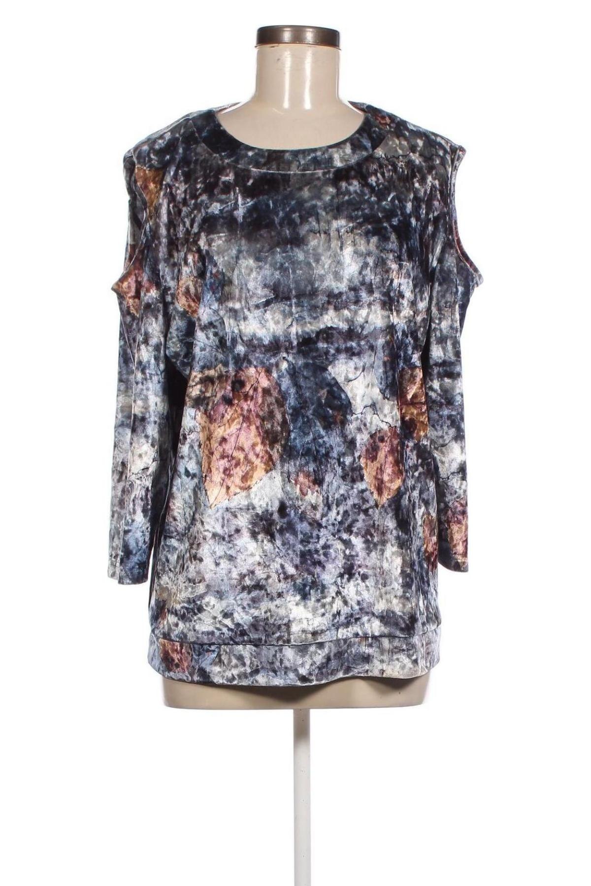 Дамска блуза Helena Vera, Размер XL, Цвят Многоцветен, Цена 6,80 лв.
