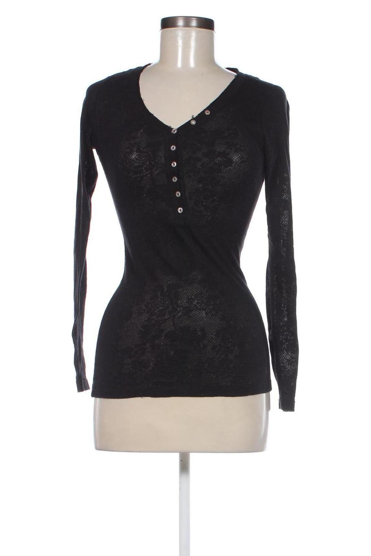 Дамска блуза Hilfiger Denim, Размер S, Цвят Черен, Цена 30,00 лв.