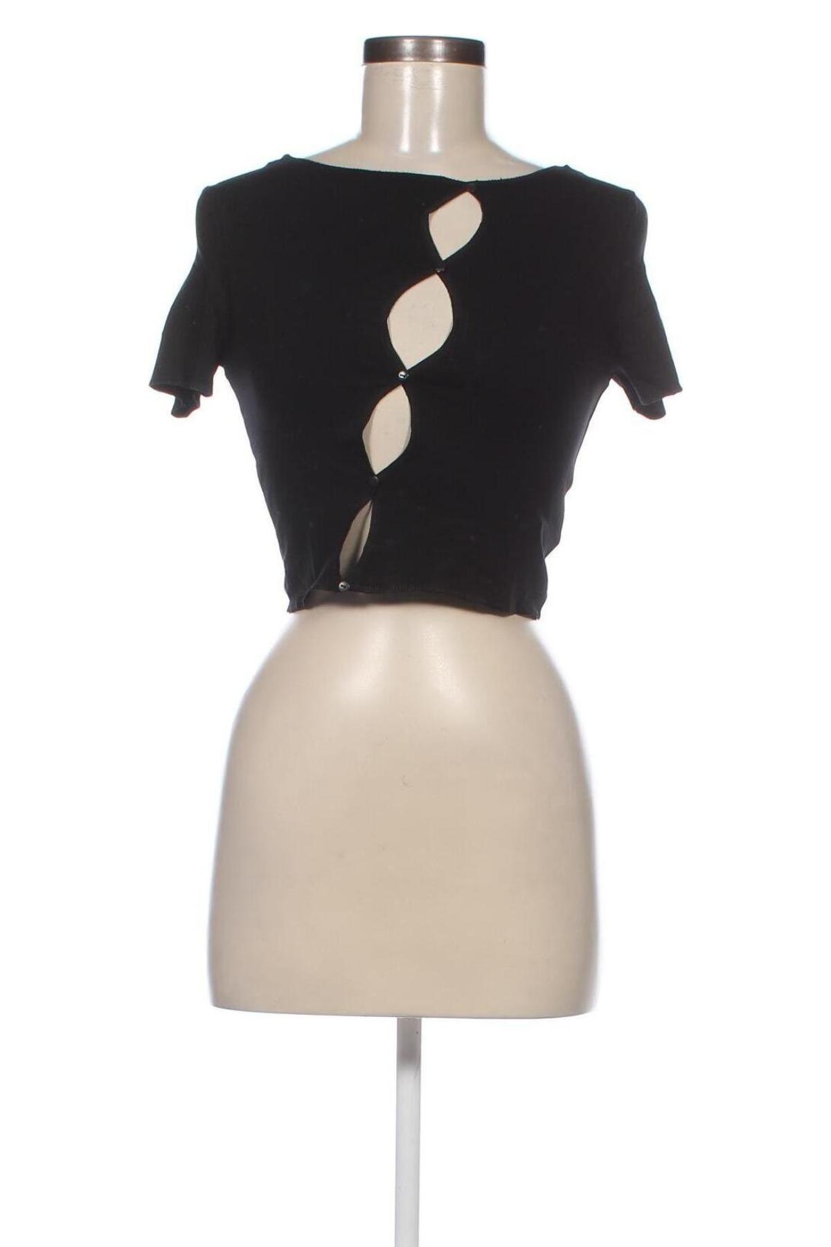 Γυναικεία μπλούζα Jennyfer, Μέγεθος S, Χρώμα Μαύρο, Τιμή 3,68 €