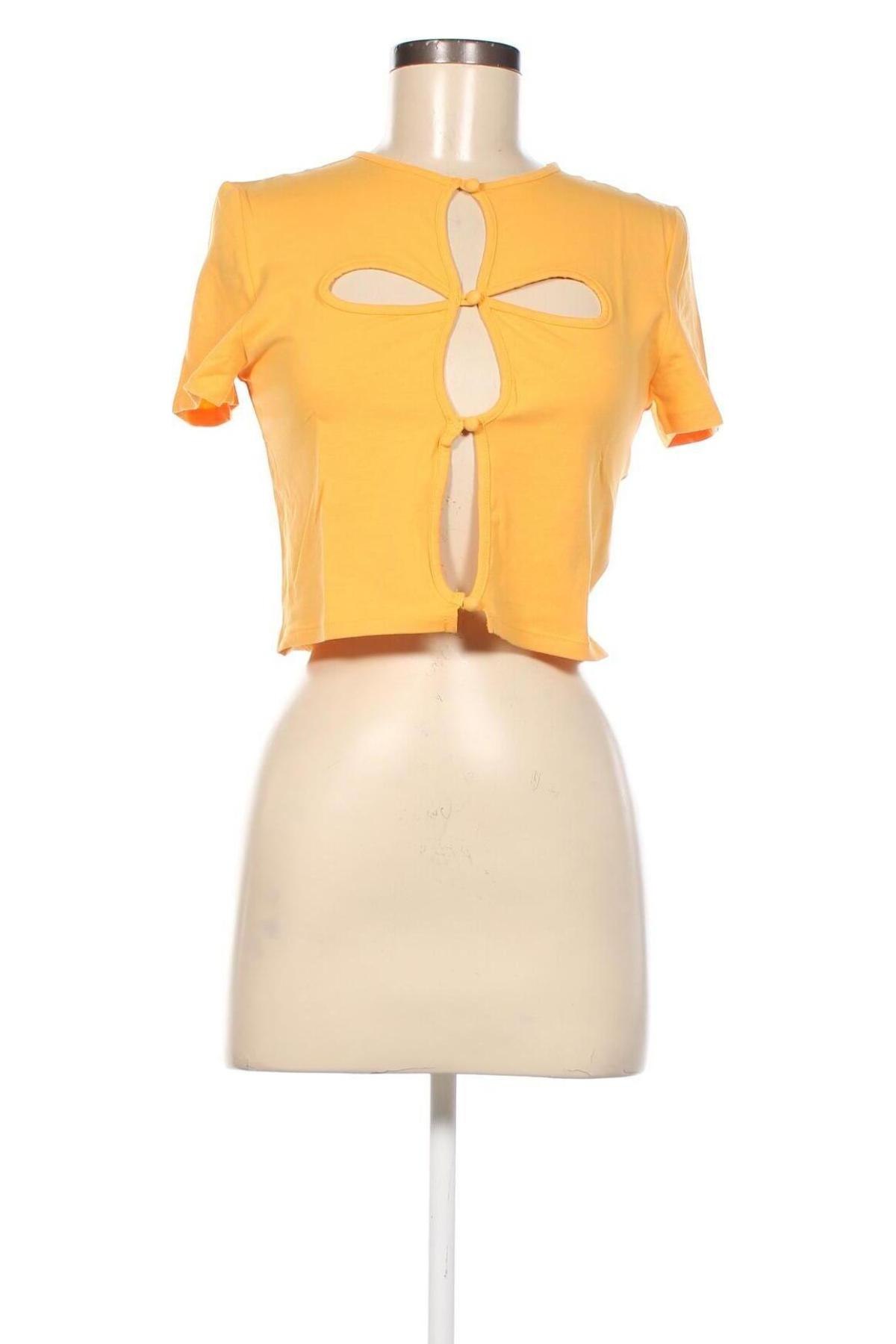 Γυναικεία μπλούζα Jennyfer, Μέγεθος M, Χρώμα Πορτοκαλί, Τιμή 3,04 €
