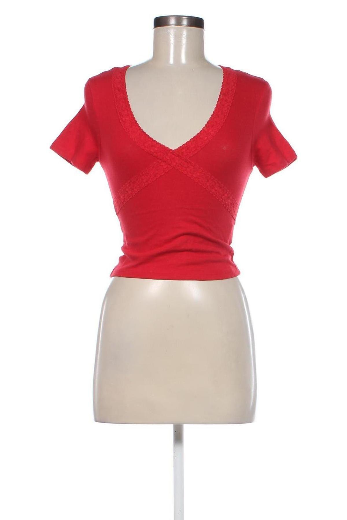 Bluză de femei Jennyfer, Mărime XS, Culoare Roșu, Preț 30,59 Lei