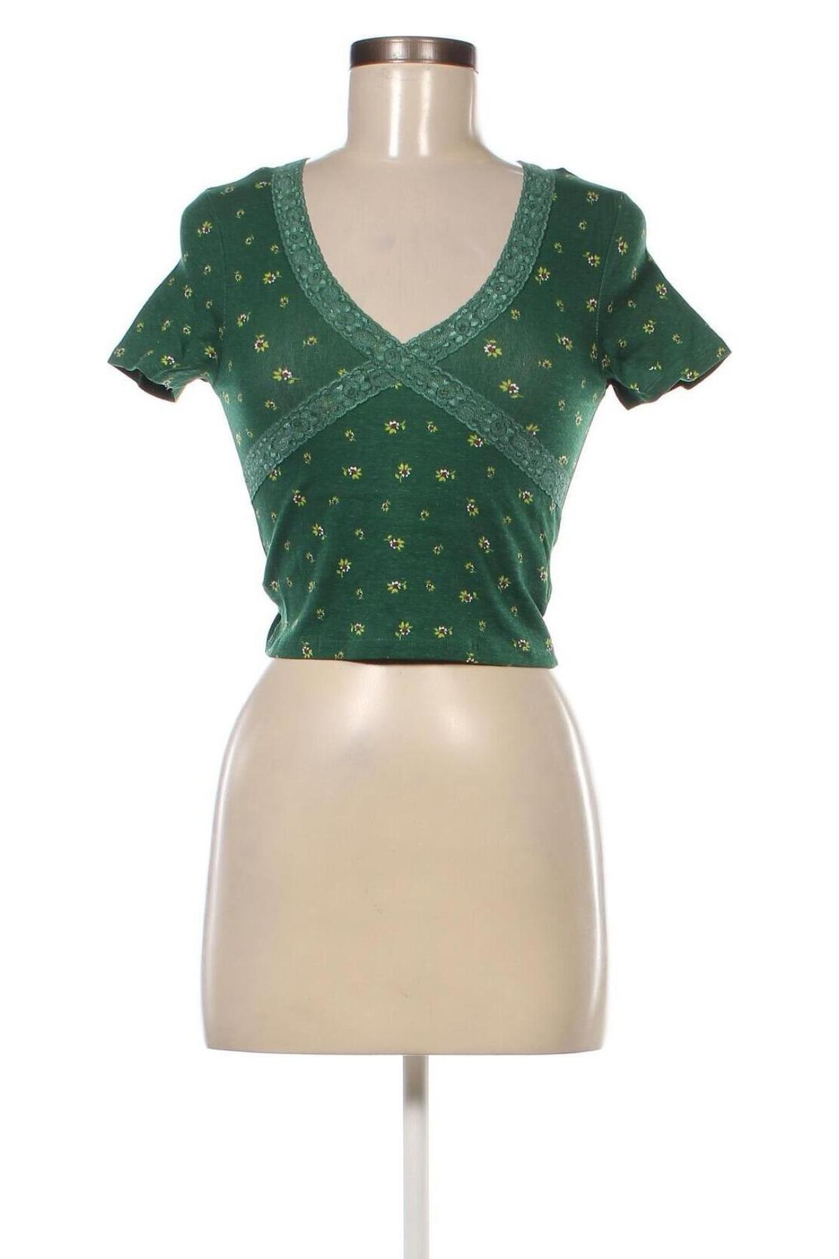 Дамска блуза Jennyfer, Размер XS, Цвят Зелен, Цена 5,89 лв.
