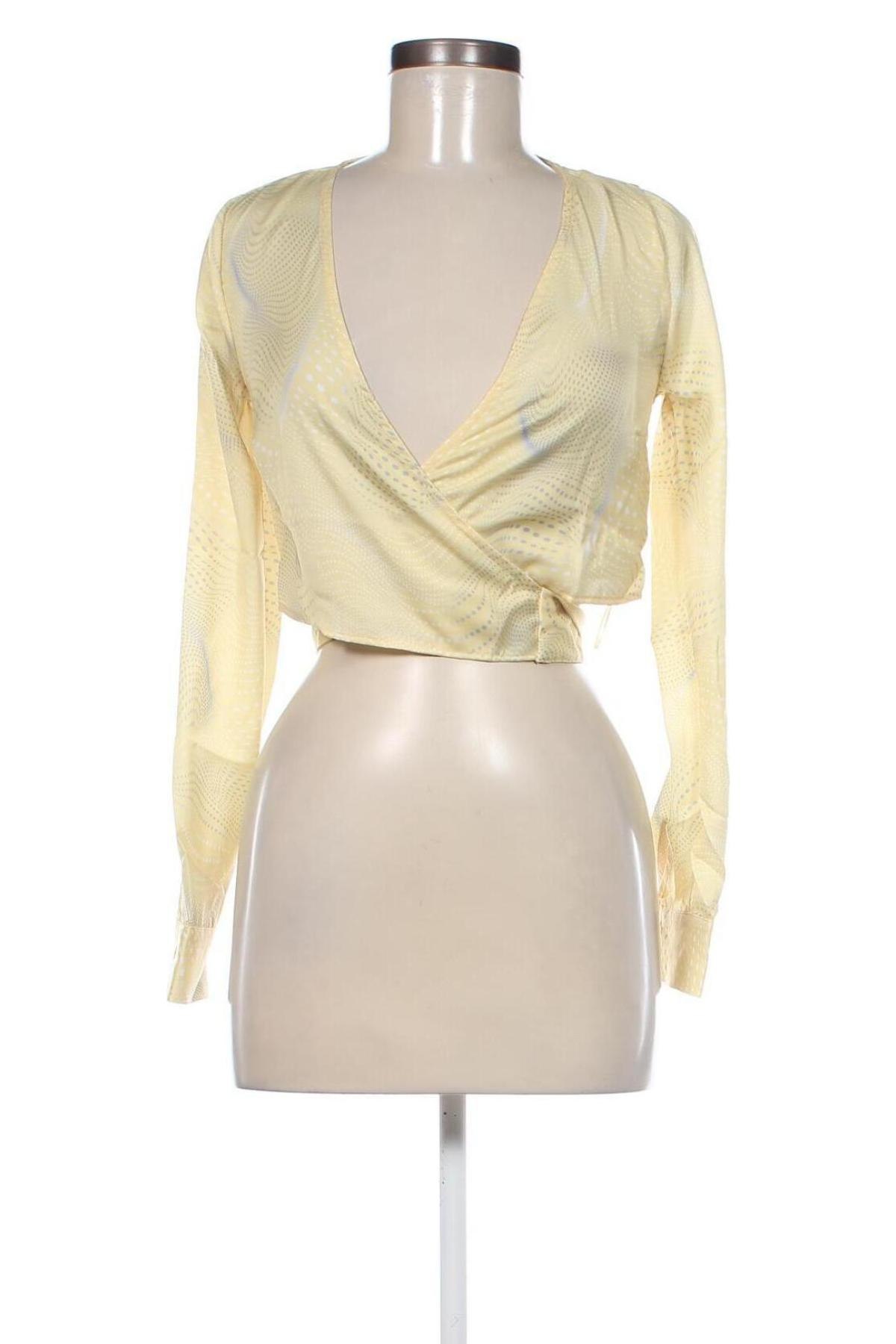 Γυναικεία μπλούζα Jennyfer, Μέγεθος XS, Χρώμα Κίτρινο, Τιμή 3,36 €