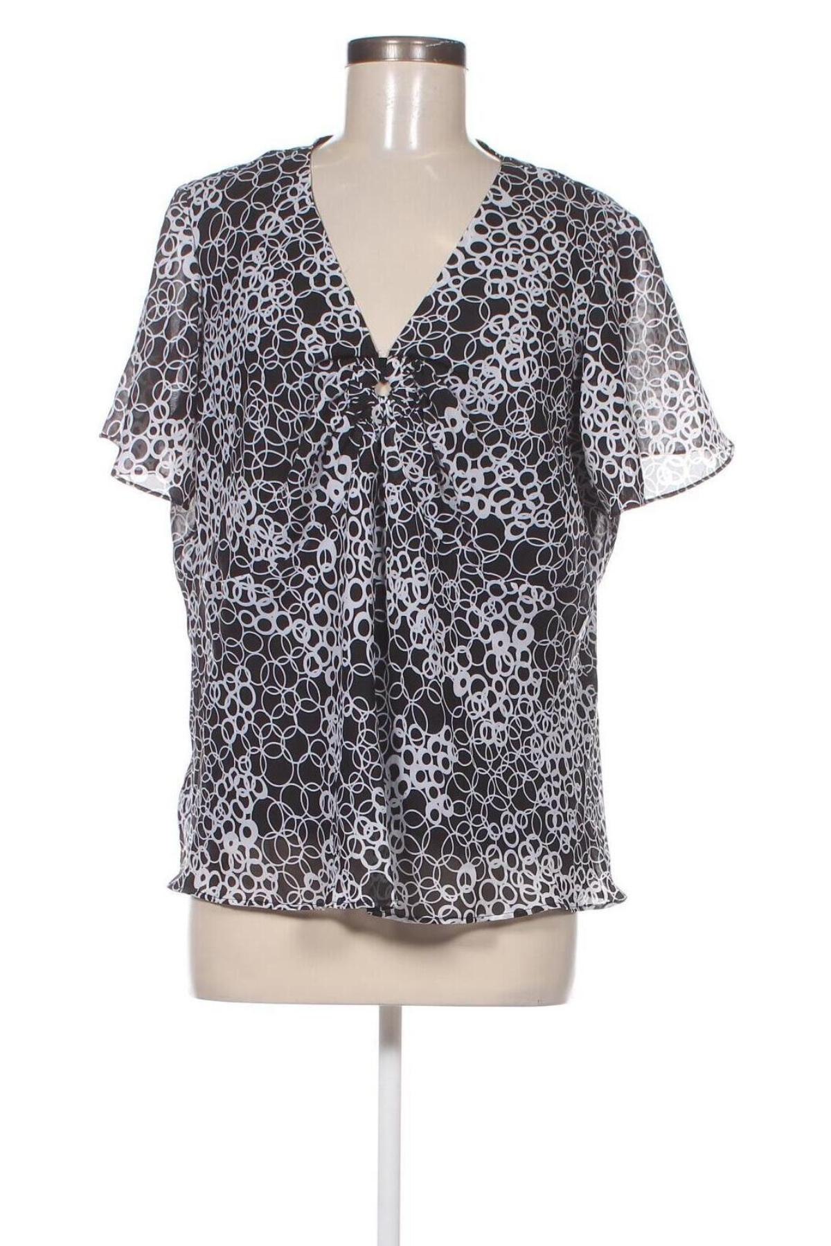 Γυναικεία μπλούζα Karin Stevens, Μέγεθος XL, Χρώμα Πολύχρωμο, Τιμή 8,08 €