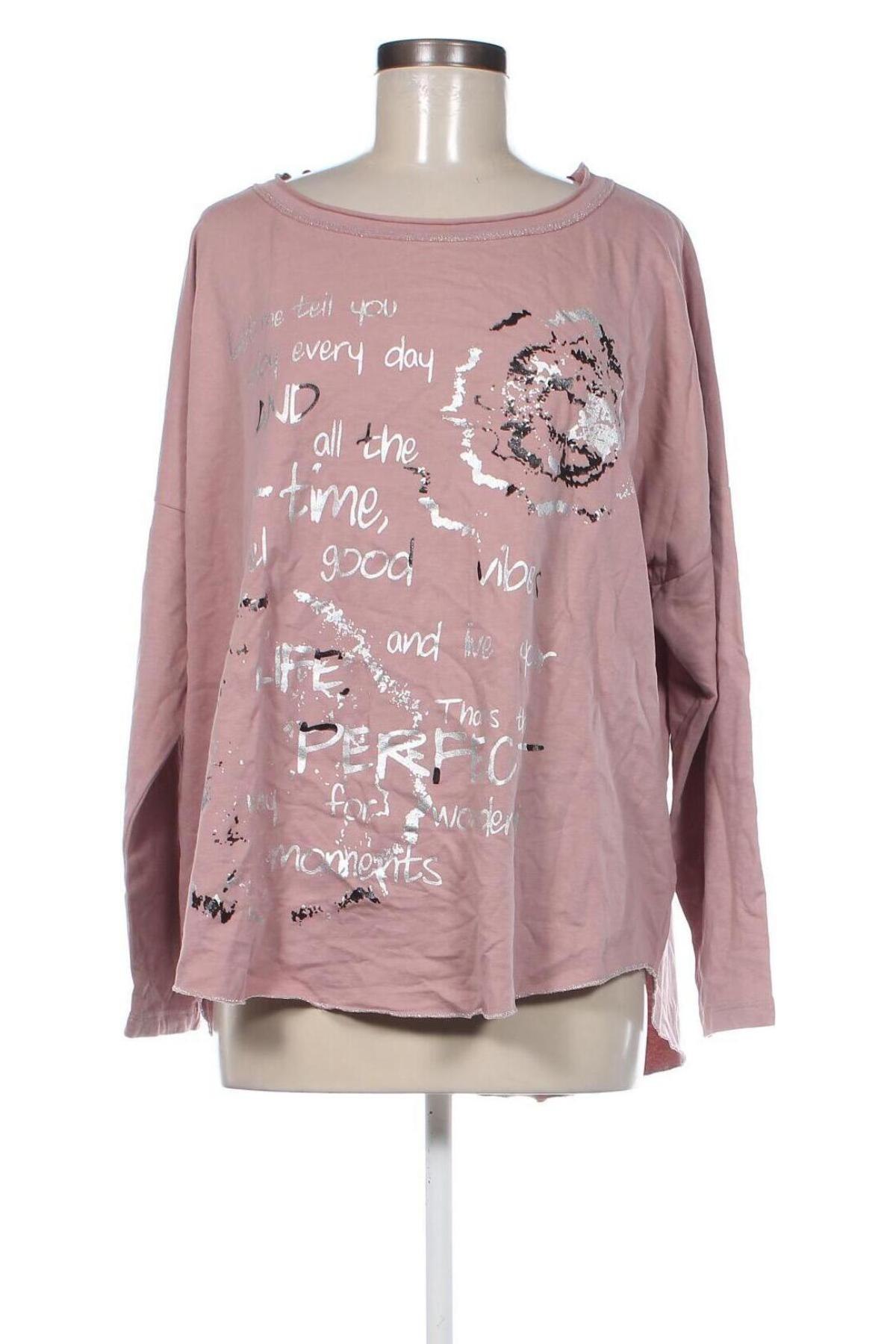 Дамска блуза Laura Torelli, Размер XL, Цвят Розов, Цена 19,00 лв.