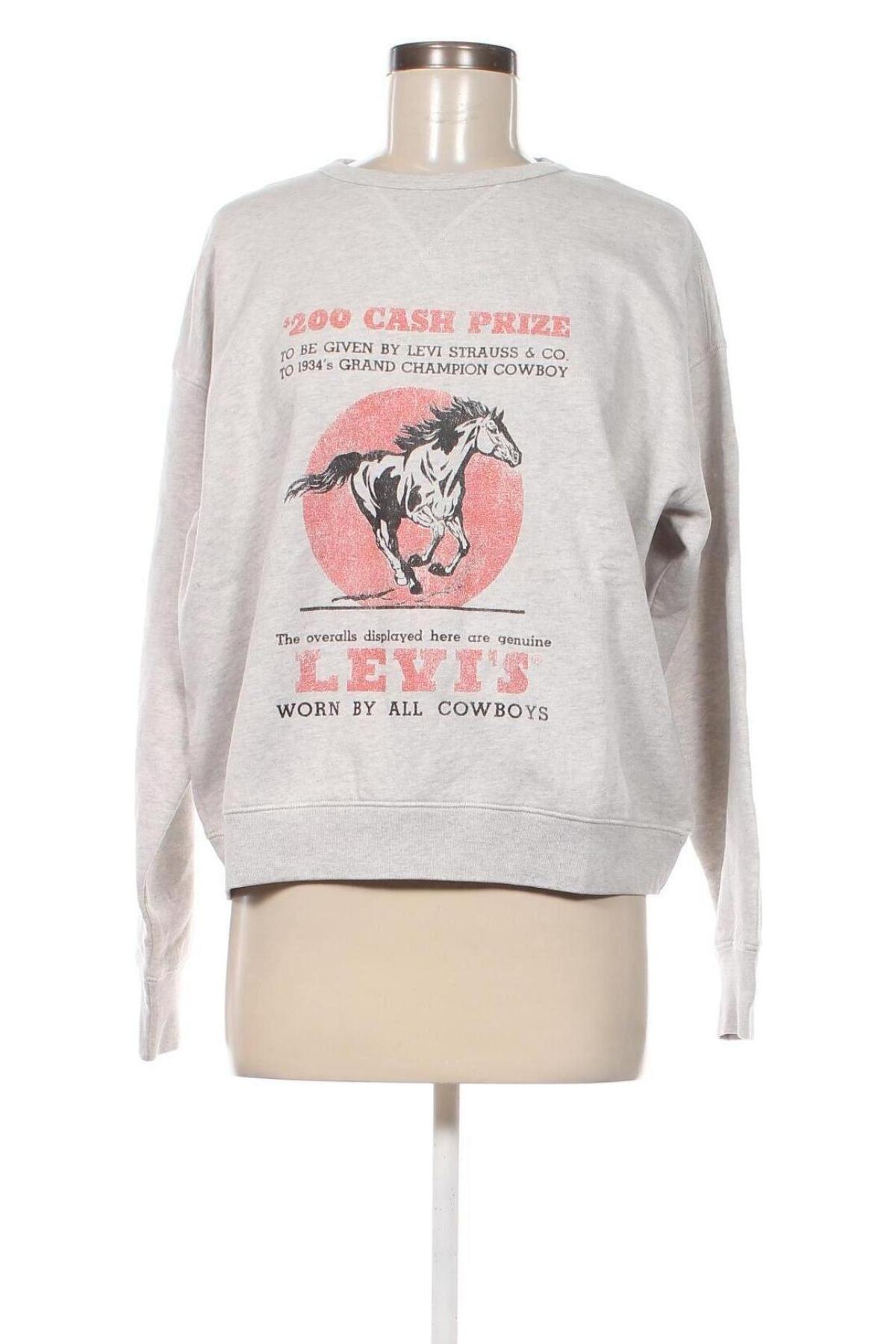 Γυναικεία μπλούζα Levi's, Μέγεθος L, Χρώμα Γκρί, Τιμή 33,40 €
