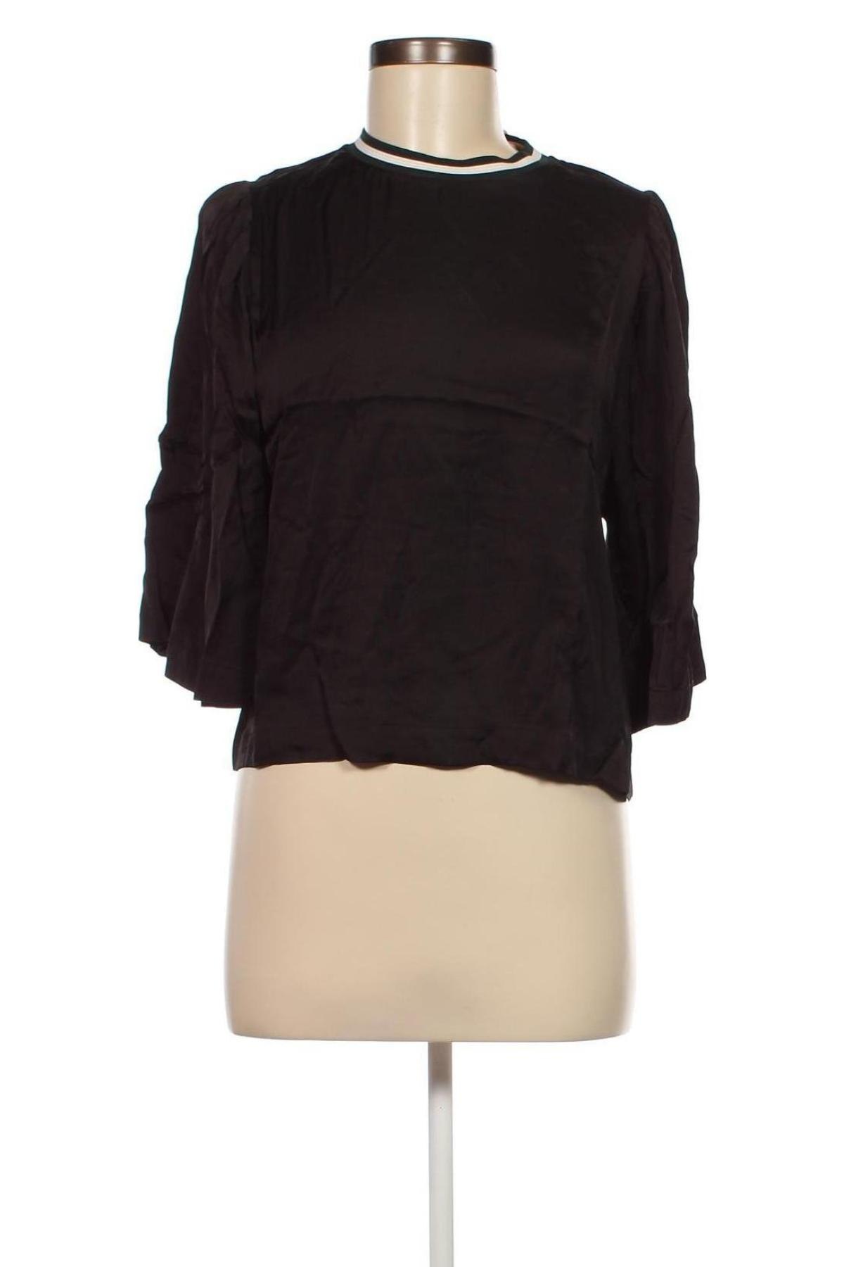 Дамска блуза Maison Scotch, Размер S, Цвят Черен, Цена 72,45 лв.