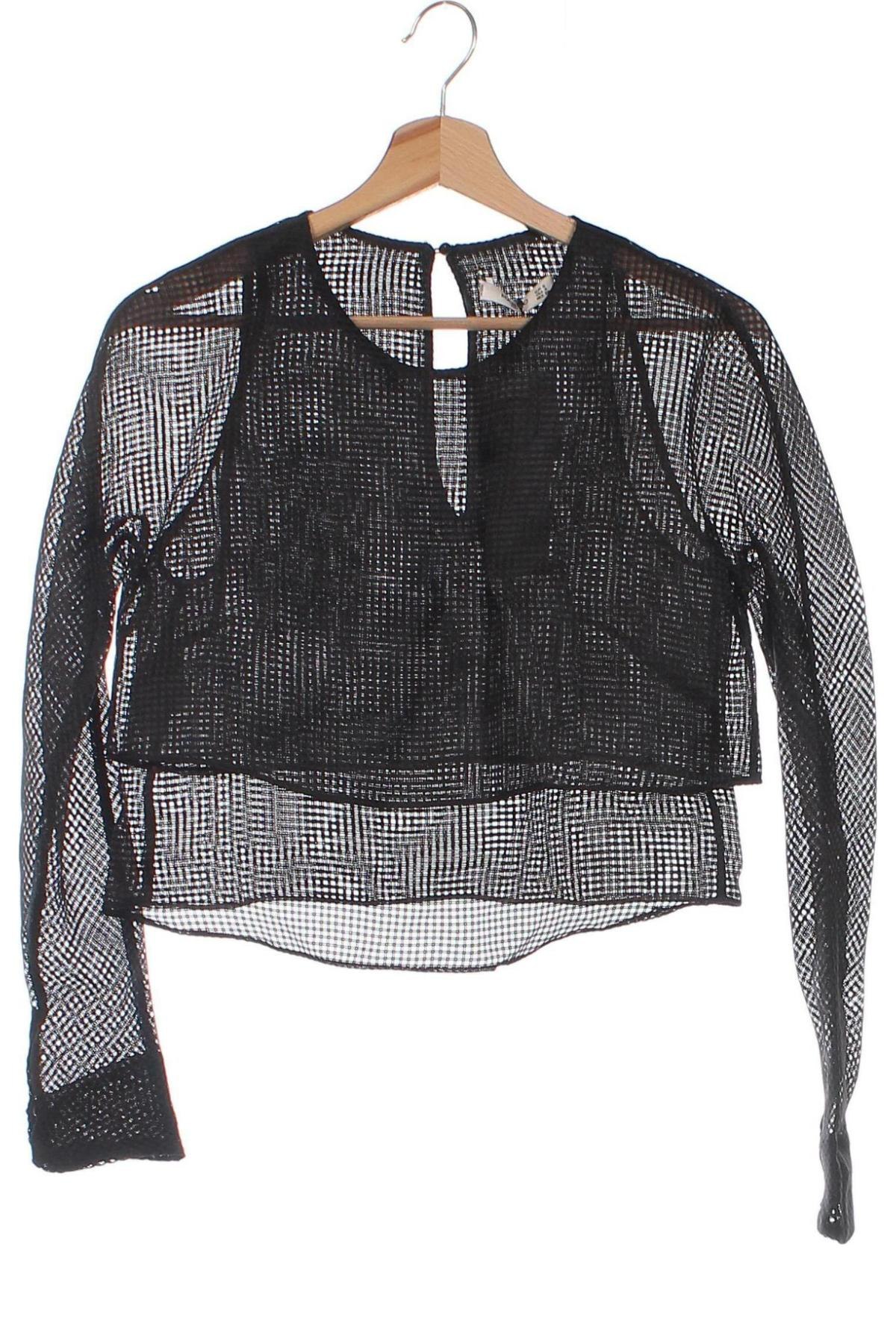 Γυναικεία μπλούζα Mango, Μέγεθος S, Χρώμα Μαύρο, Τιμή 31,96 €