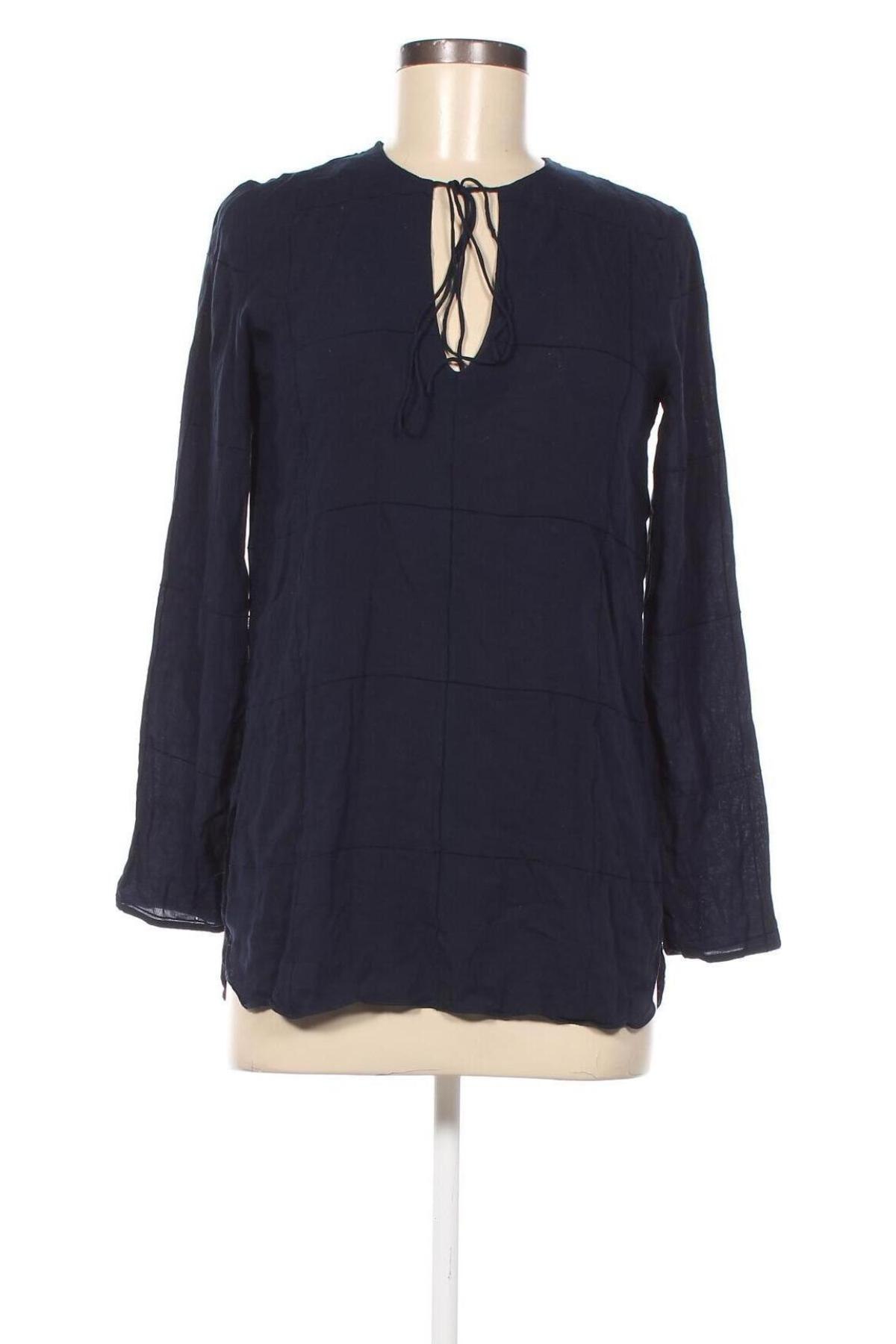 Дамска блуза Massimo Dutti, Размер S, Цвят Син, Цена 26,40 лв.