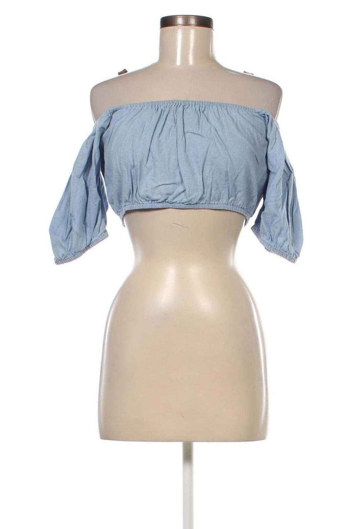 Дамска блуза Missguided, Размер M, Цвят Син, Цена 10,54 лв.