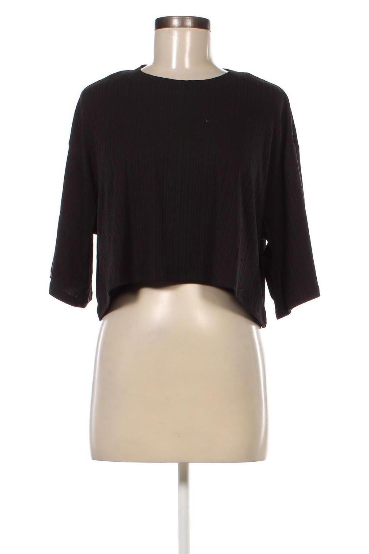 Γυναικεία μπλούζα Monki, Μέγεθος XL, Χρώμα Μαύρο, Τιμή 1,86 €