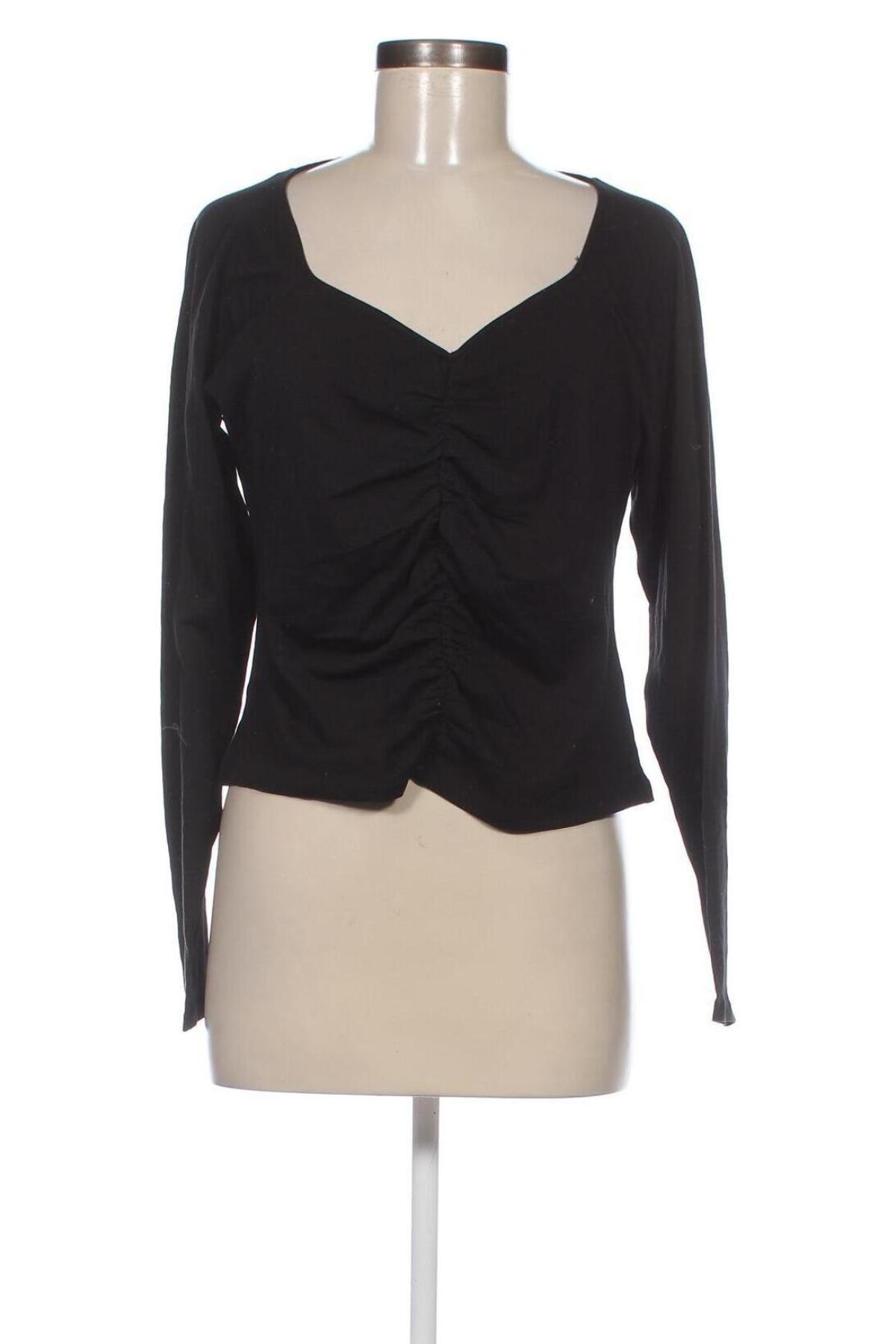 Γυναικεία μπλούζα Monki, Μέγεθος XL, Χρώμα Μαύρο, Τιμή 5,23 €