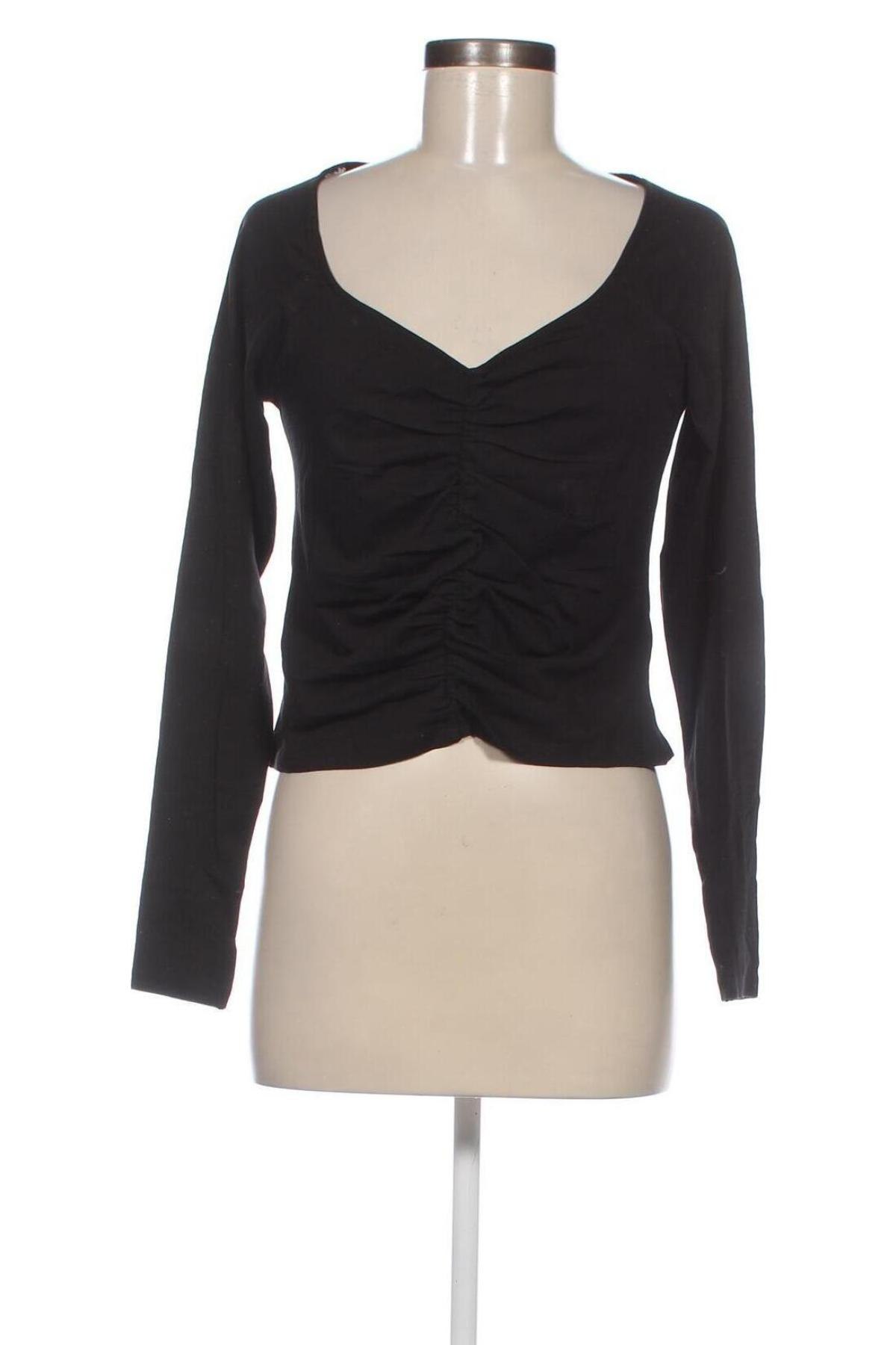 Γυναικεία μπλούζα Monki, Μέγεθος M, Χρώμα Μαύρο, Τιμή 3,74 €