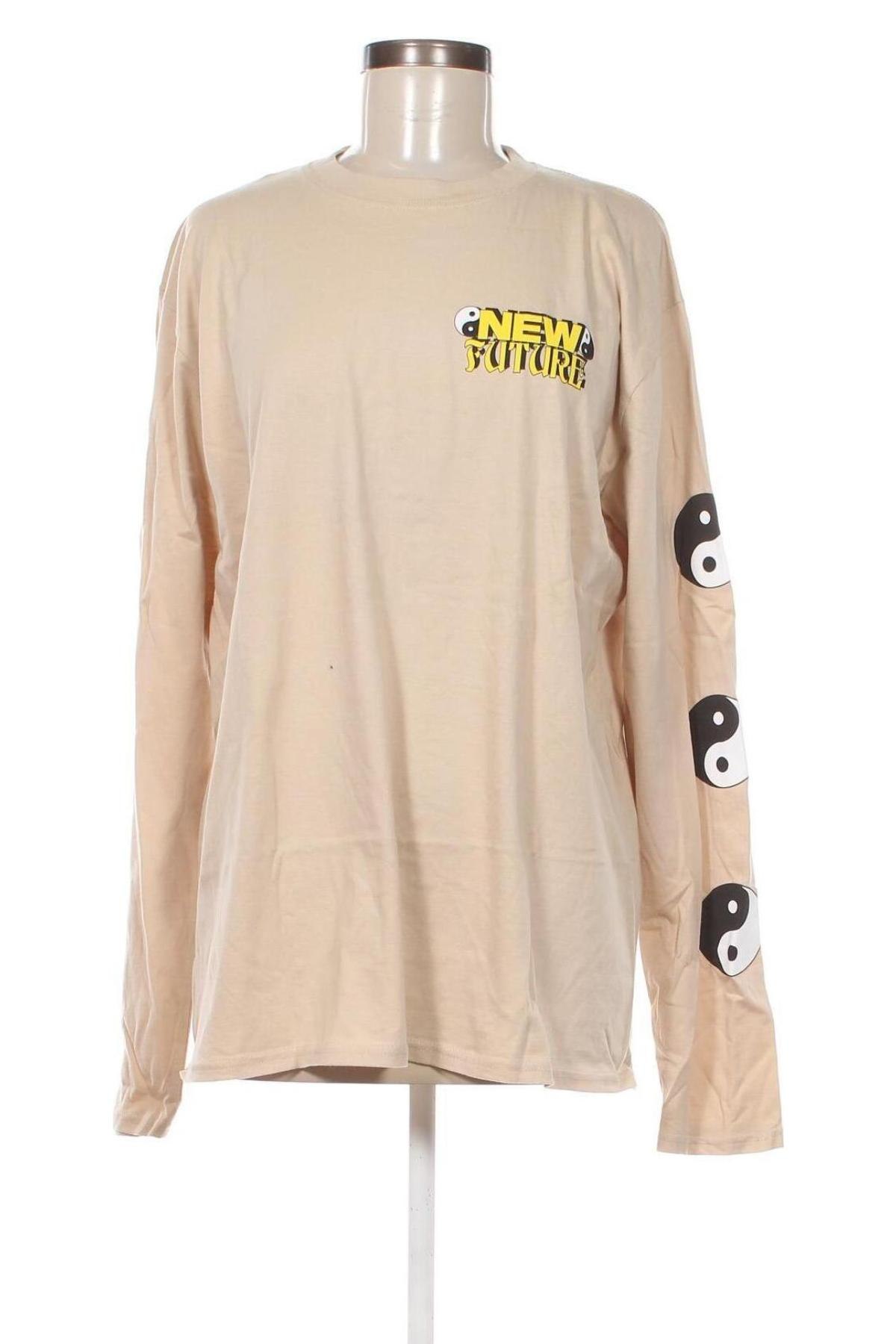 Damen Shirt NEW girl ORDER, Größe M, Farbe Beige, Preis € 7,94