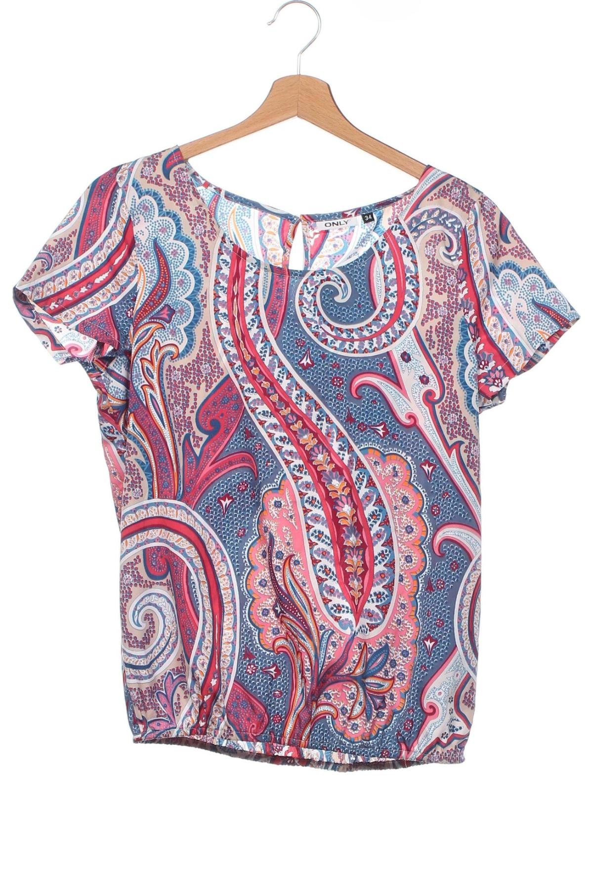Дамска блуза ONLY, Размер XS, Цвят Многоцветен, Цена 9,60 лв.