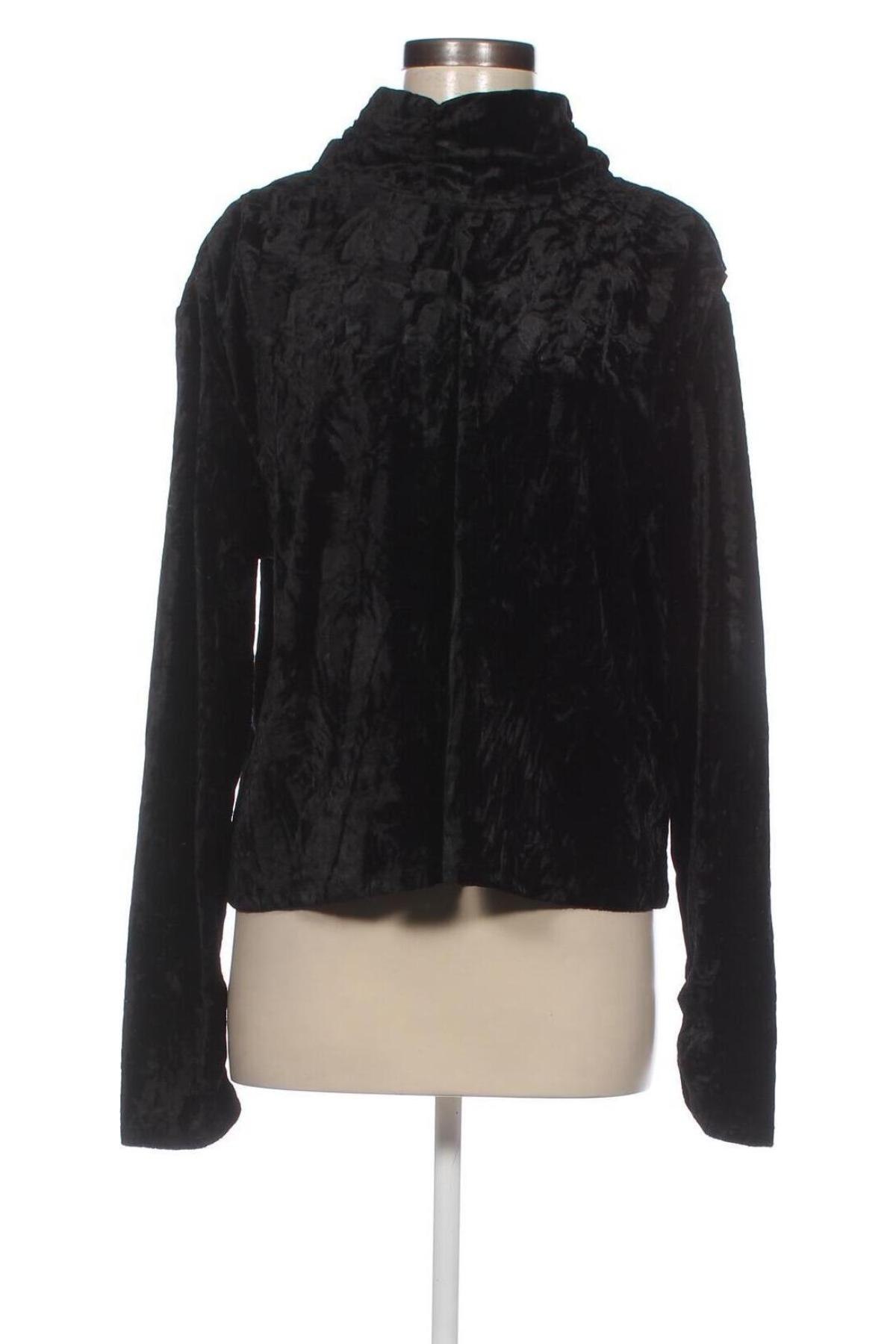 Γυναικεία μπλούζα Object, Μέγεθος XL, Χρώμα Μαύρο, Τιμή 9,46 €