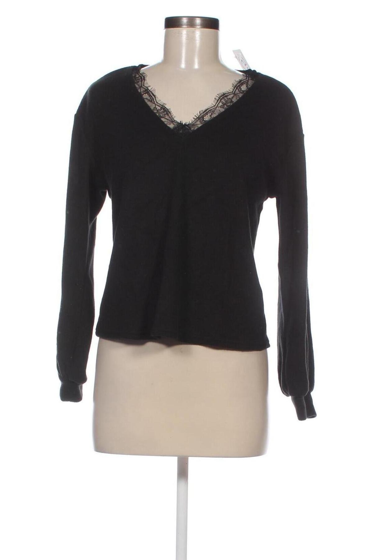 Γυναικεία μπλούζα Oviesse, Μέγεθος XS, Χρώμα Μαύρο, Τιμή 2,40 €