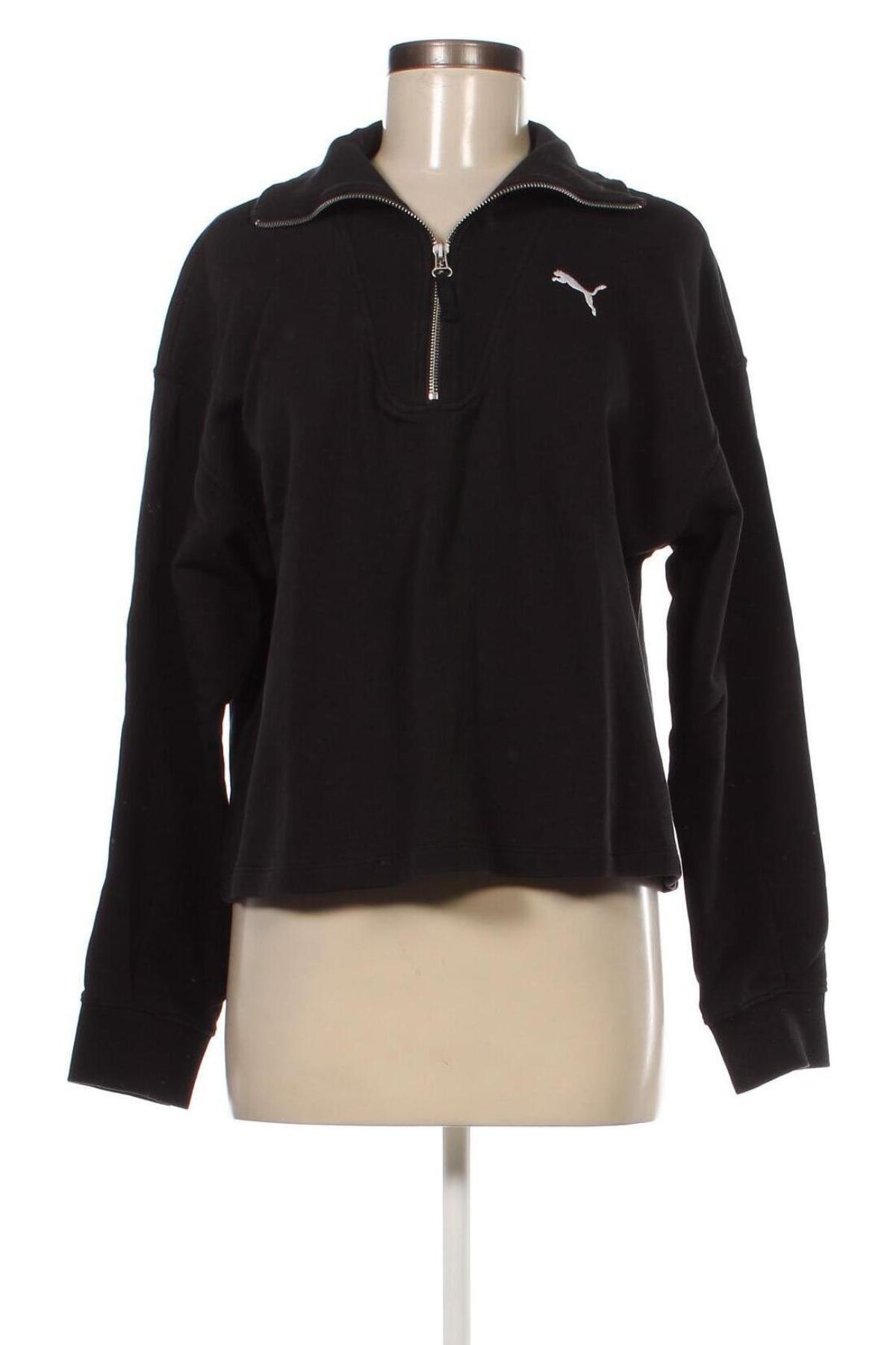 Дамска блуза PUMA, Размер M, Цвят Черен, Цена 15,40 лв.