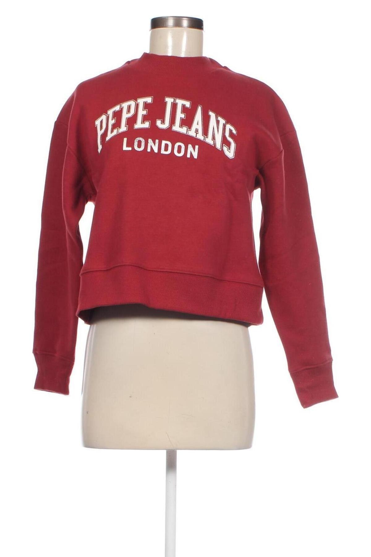 Дамска блуза Pepe Jeans, Размер S, Цвят Червен, Цена 54,00 лв.