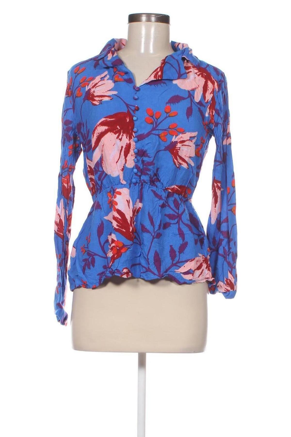 Дамска блуза Pieces, Размер M, Цвят Многоцветен, Цена 11,39 лв.