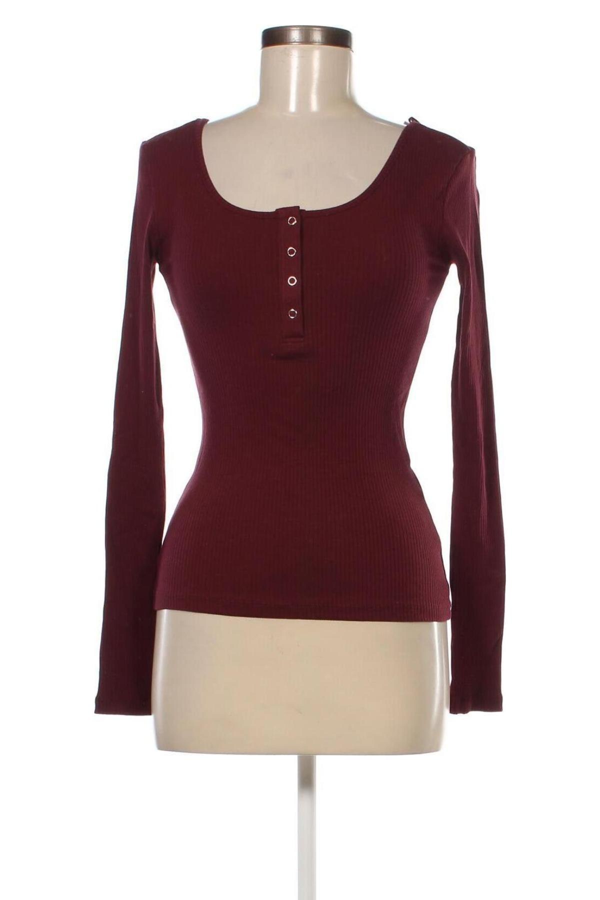 Γυναικεία μπλούζα Pieces, Μέγεθος M, Χρώμα Κόκκινο, Τιμή 8,30 €