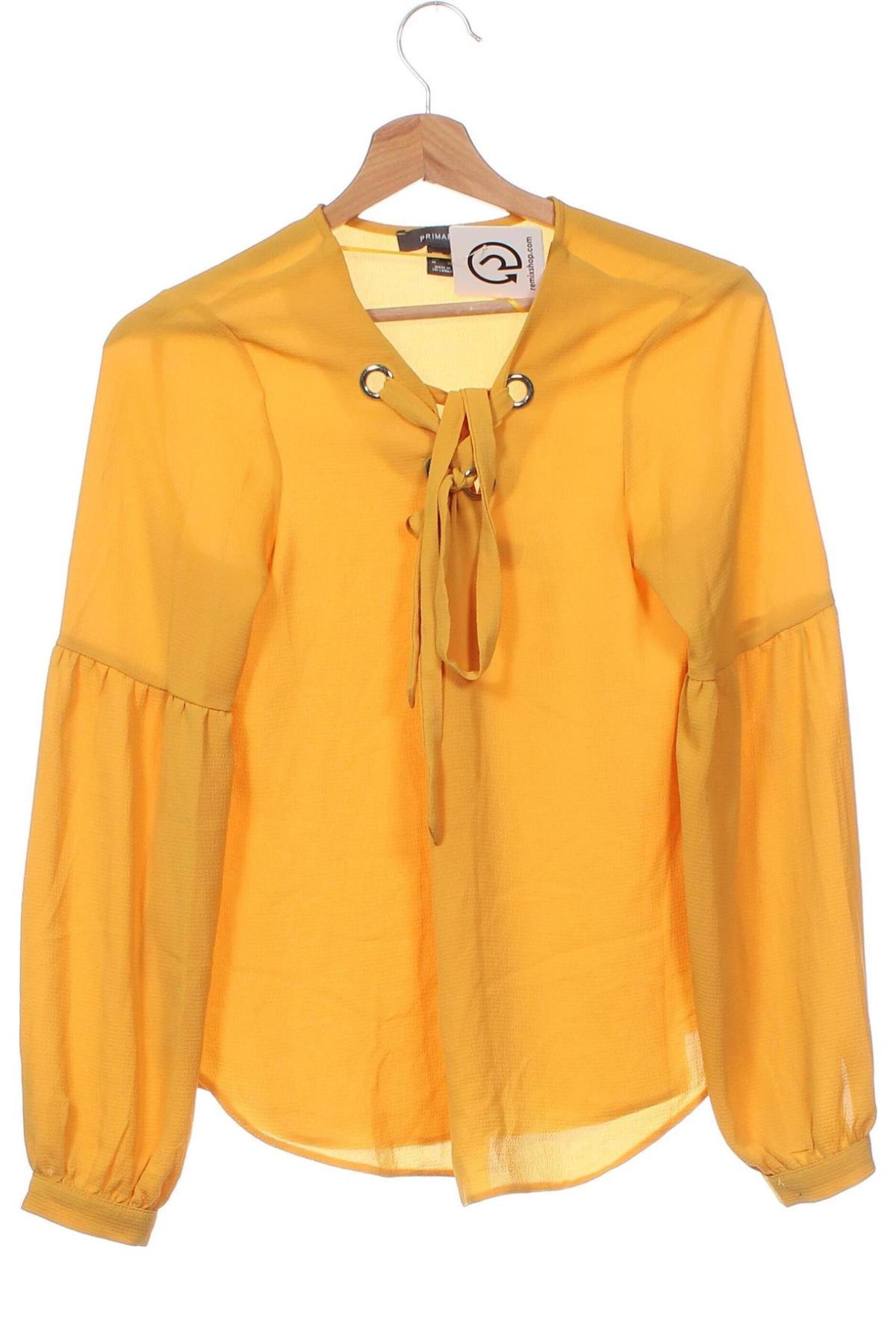 Γυναικεία μπλούζα Primark, Μέγεθος XS, Χρώμα Κίτρινο, Τιμή 4,52 €