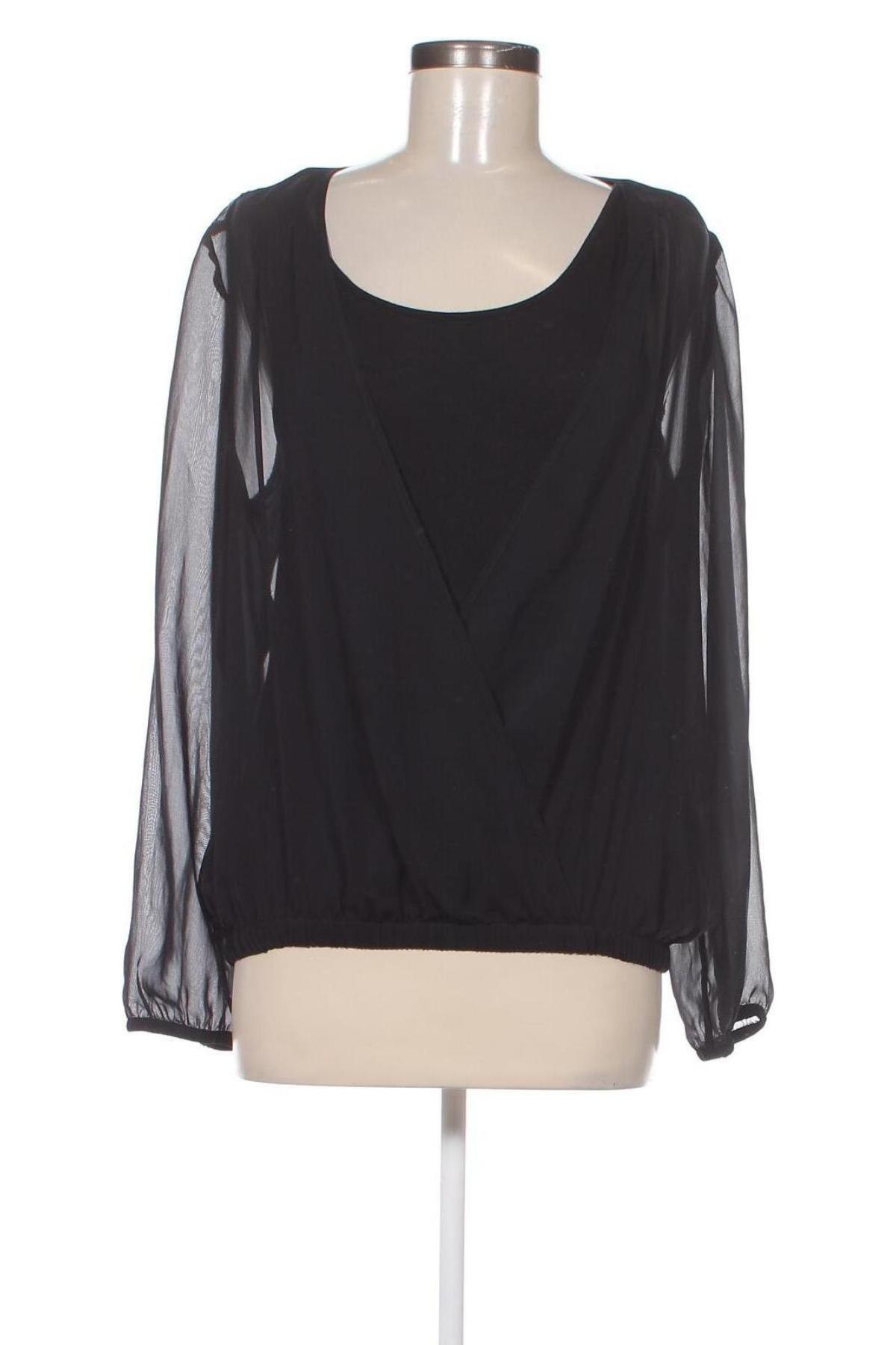 Γυναικεία μπλούζα S.Oliver, Μέγεθος M, Χρώμα Μαύρο, Τιμή 10,54 €