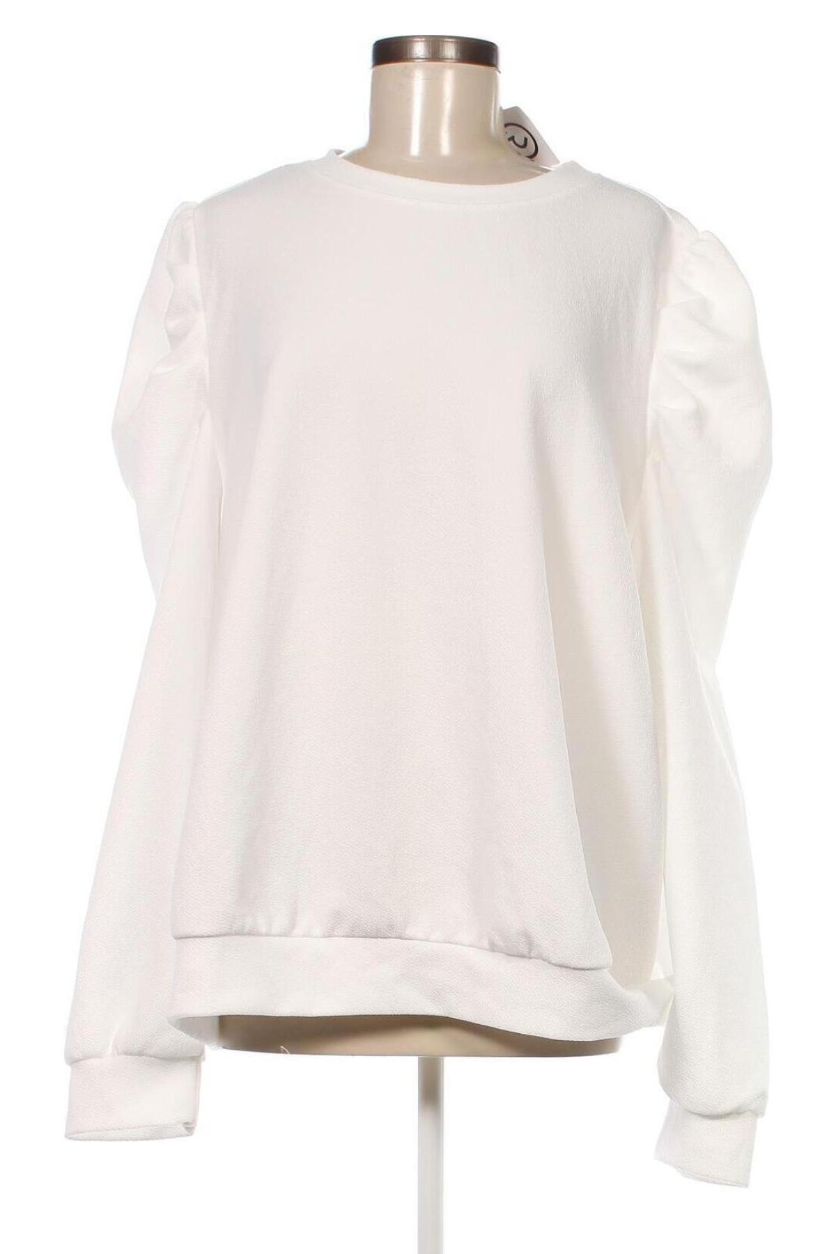 Дамска блуза SHEIN, Размер 4XL, Цвят Бял, Цена 19,00 лв.