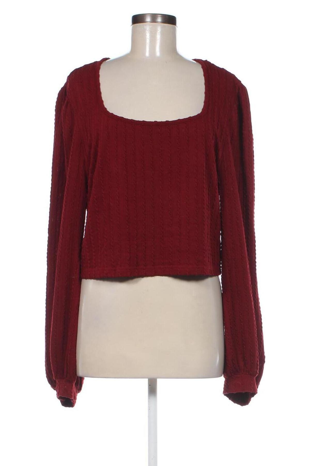 Γυναικεία μπλούζα SHEIN, Μέγεθος 4XL, Χρώμα Κόκκινο, Τιμή 2,70 €