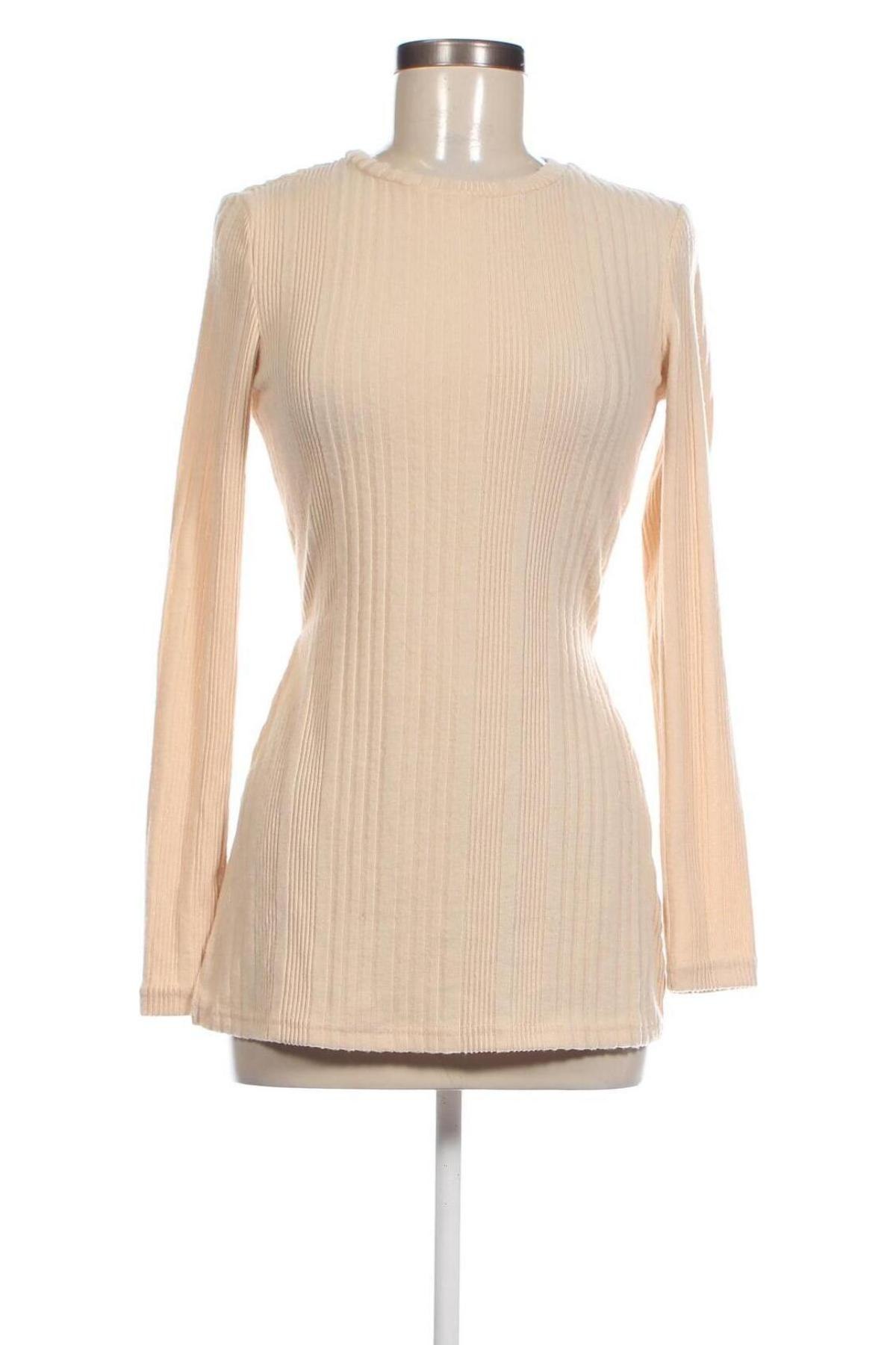 Γυναικεία μπλούζα SHEIN, Μέγεθος S, Χρώμα  Μπέζ, Τιμή 1,88 €