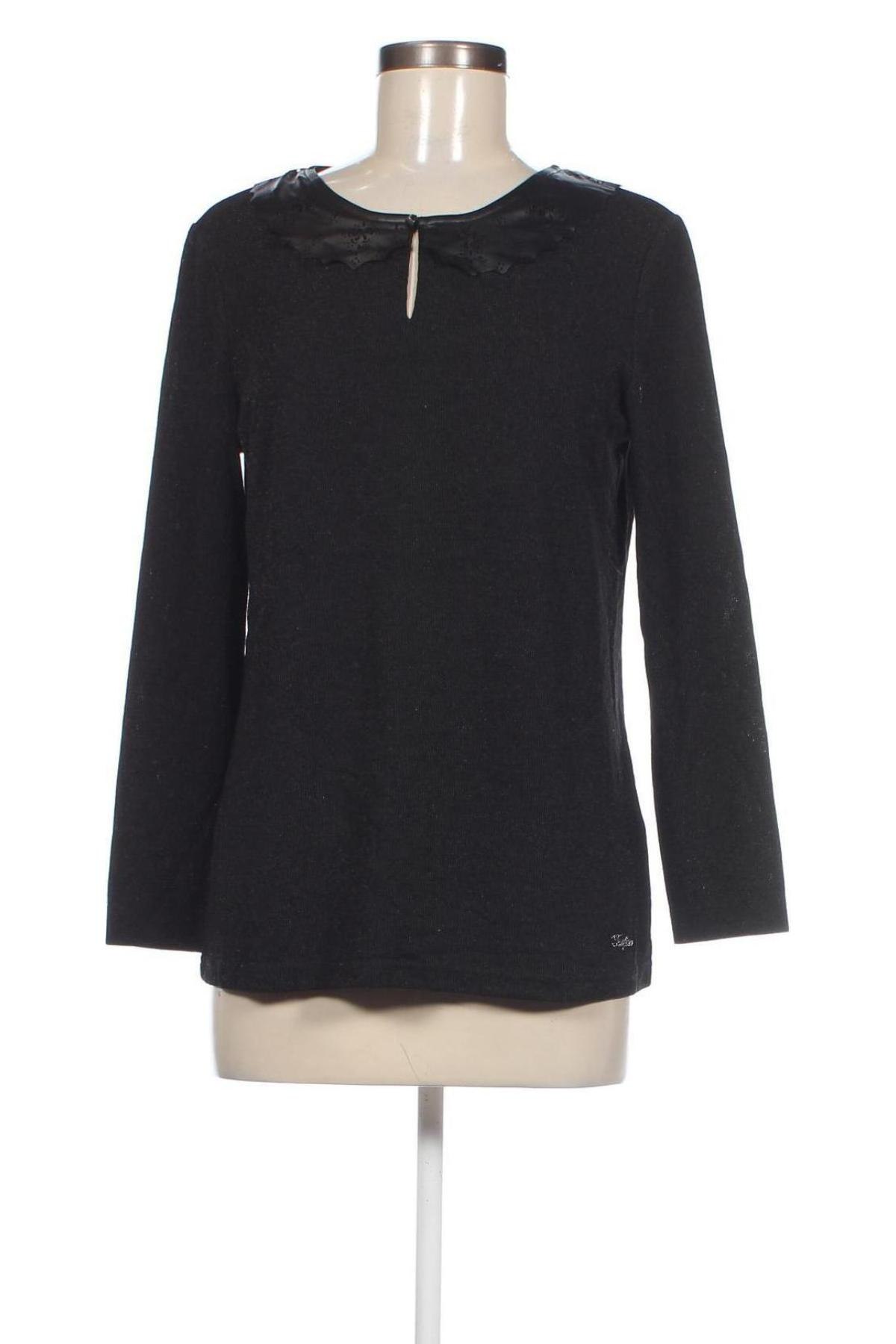 Γυναικεία μπλούζα Taifun, Μέγεθος M, Χρώμα Μαύρο, Τιμή 5,64 €