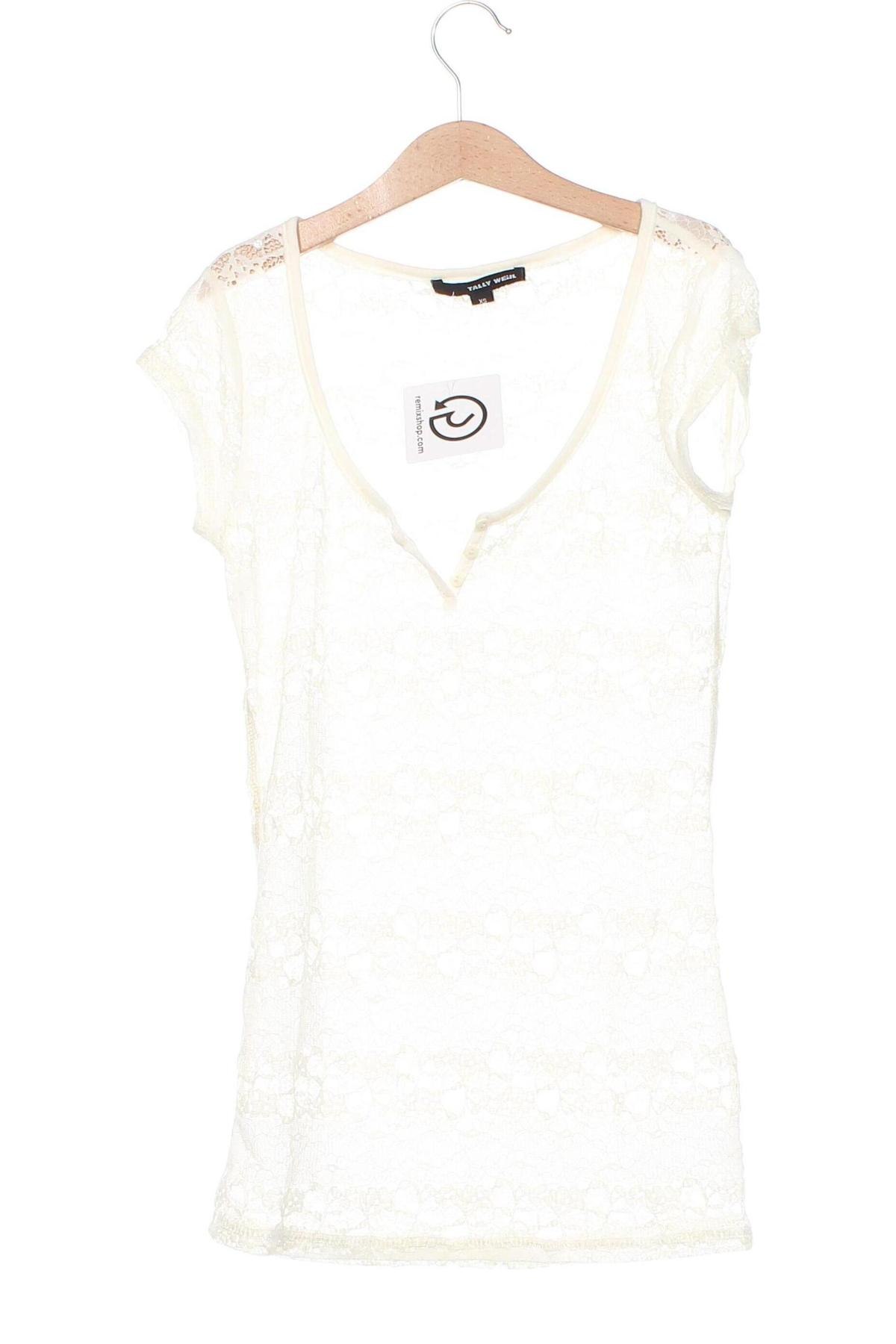 Damen Shirt Tally Weijl, Größe XS, Farbe Ecru, Preis € 5,10