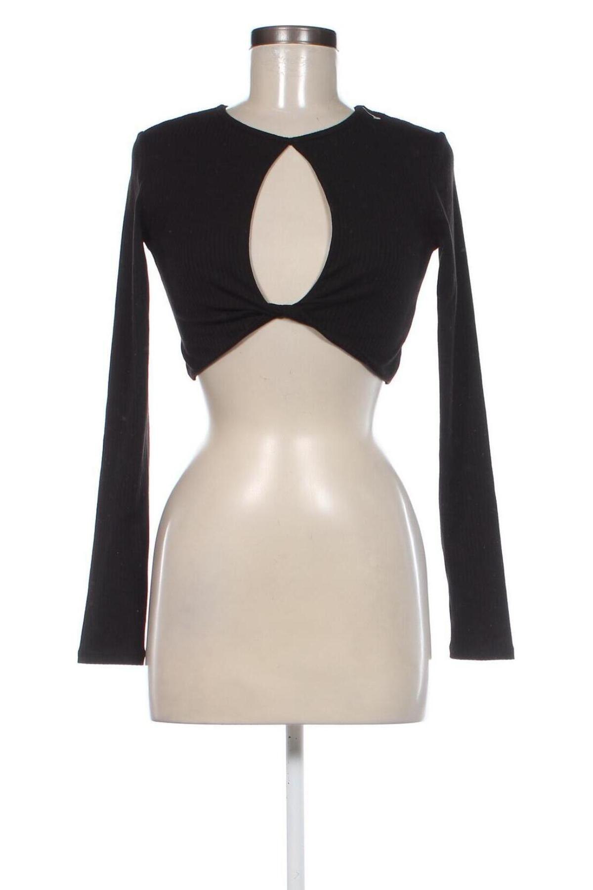 Γυναικεία μπλούζα Tally Weijl, Μέγεθος XS, Χρώμα Μαύρο, Τιμή 3,68 €
