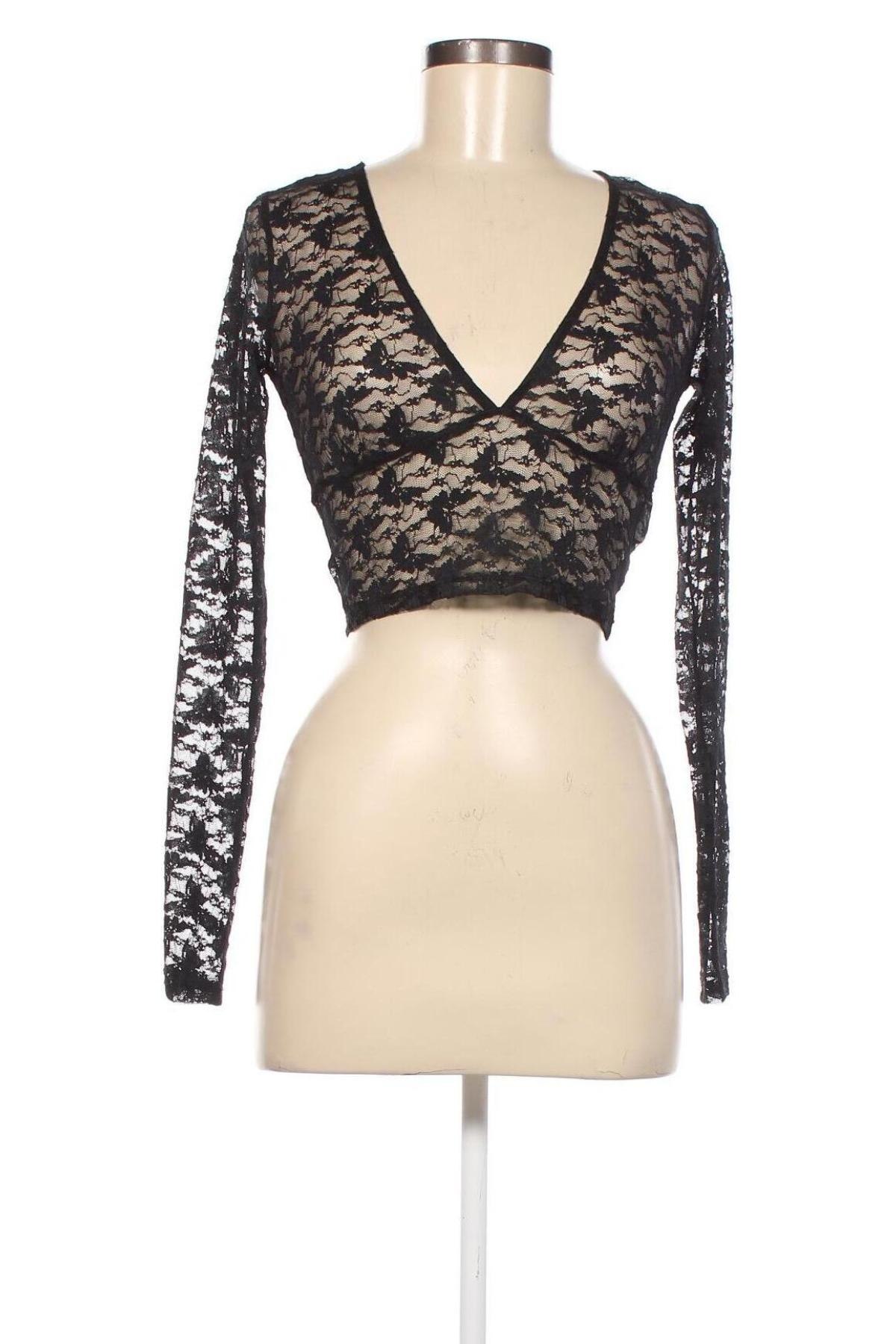 Γυναικεία μπλούζα Tally Weijl, Μέγεθος S, Χρώμα Μαύρο, Τιμή 3,04 €