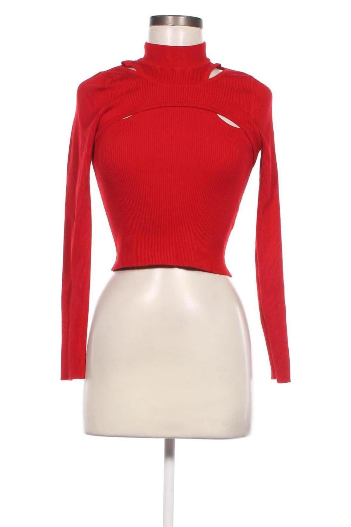 Дамска блуза Tally Weijl, Размер M, Цвят Червен, Цена 8,55 лв.