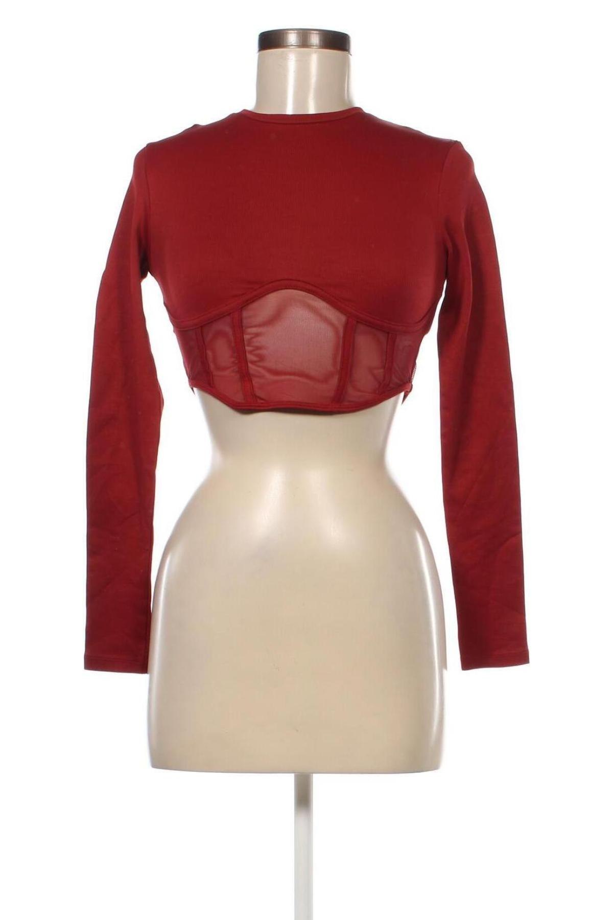 Дамска блуза Tally Weijl, Размер XS, Цвят Червен, Цена 9,30 лв.