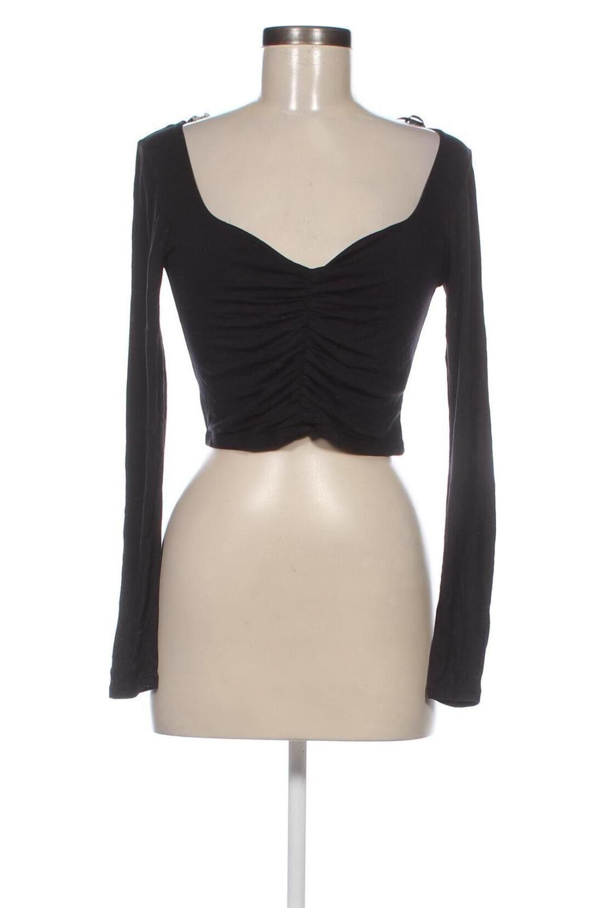 Дамска блуза Tally Weijl, Размер M, Цвят Черен, Цена 18,60 лв.