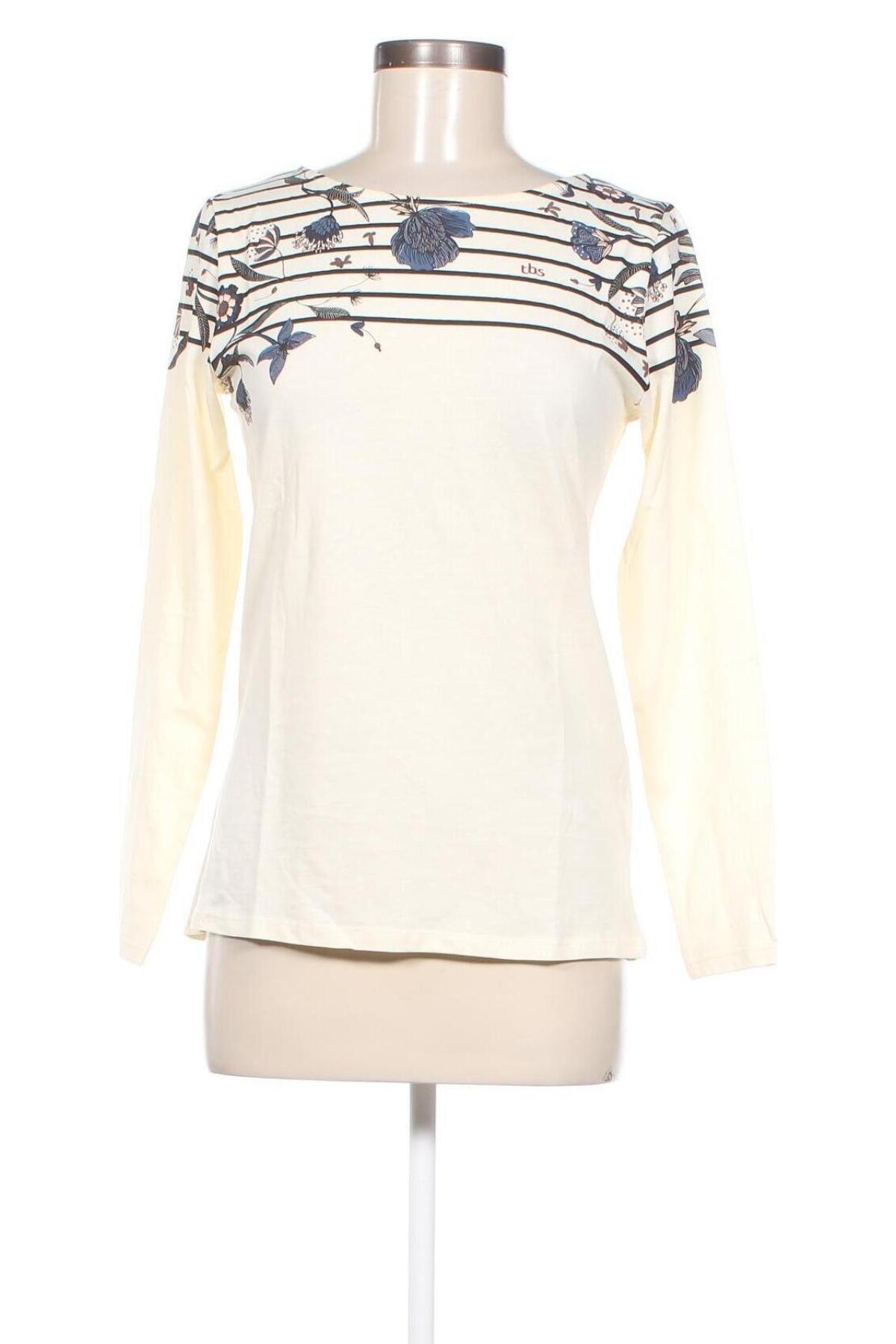 Γυναικεία μπλούζα Tbs, Μέγεθος S, Χρώμα Εκρού, Τιμή 13,89 €
