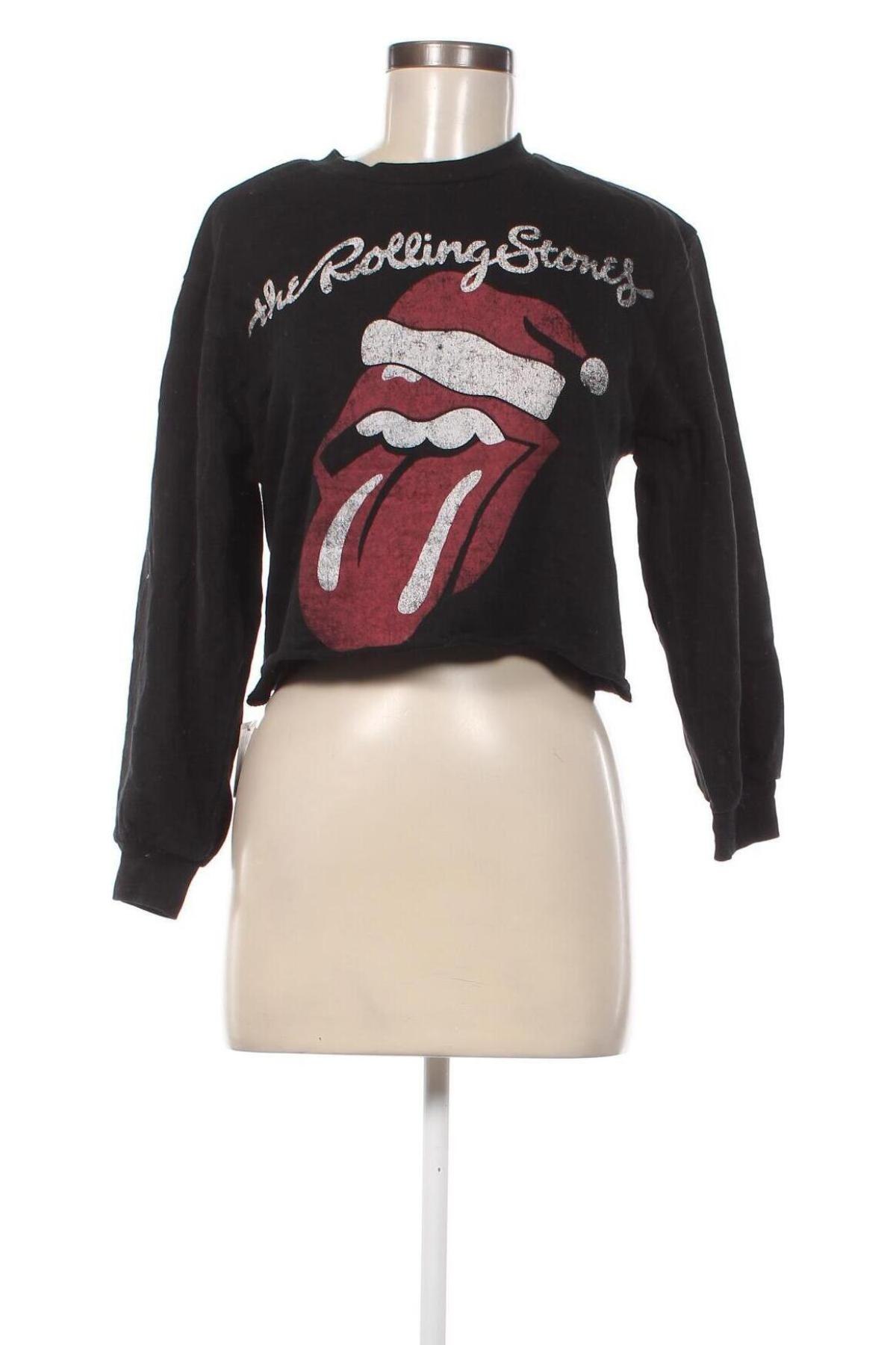 Дамска блуза The Rolling Stones, Размер S, Цвят Черен, Цена 34,00 лв.