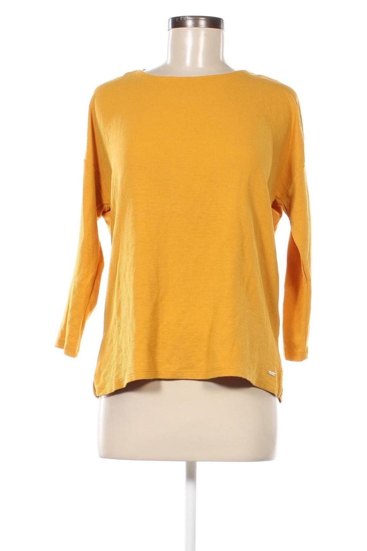 Γυναικεία μπλούζα Tom Tailor, Μέγεθος S, Χρώμα Κίτρινο, Τιμή 3,15 €