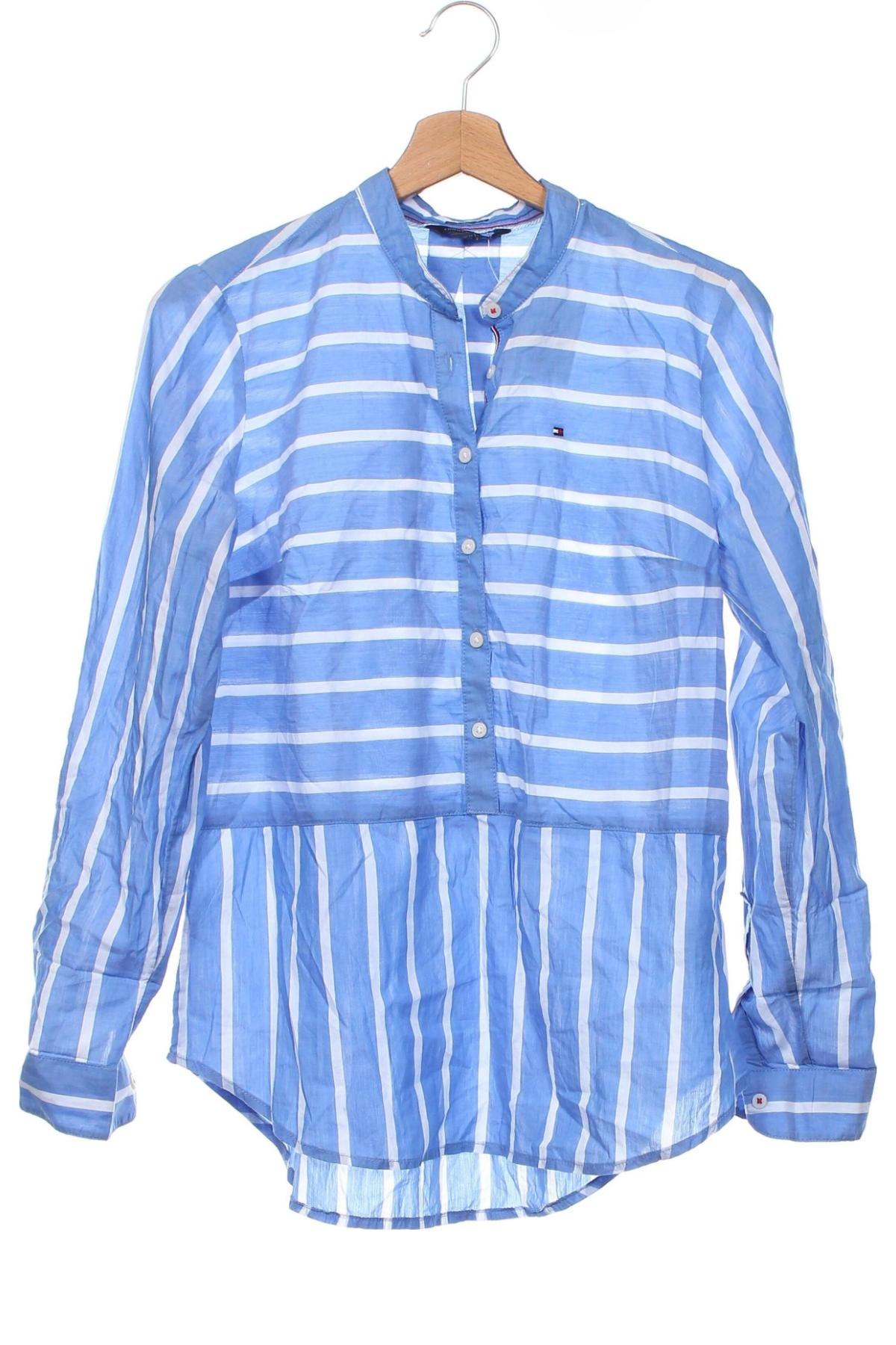Дамска блуза Tommy Hilfiger, Размер XS, Цвят Син, Цена 74,87 лв.