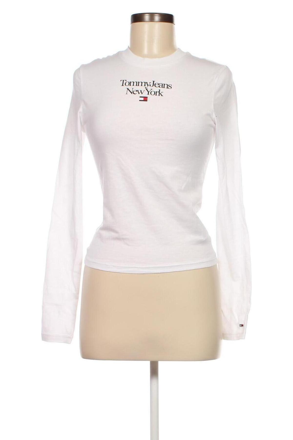 Γυναικεία μπλούζα Tommy Jeans, Μέγεθος S, Χρώμα Λευκό, Τιμή 45,64 €