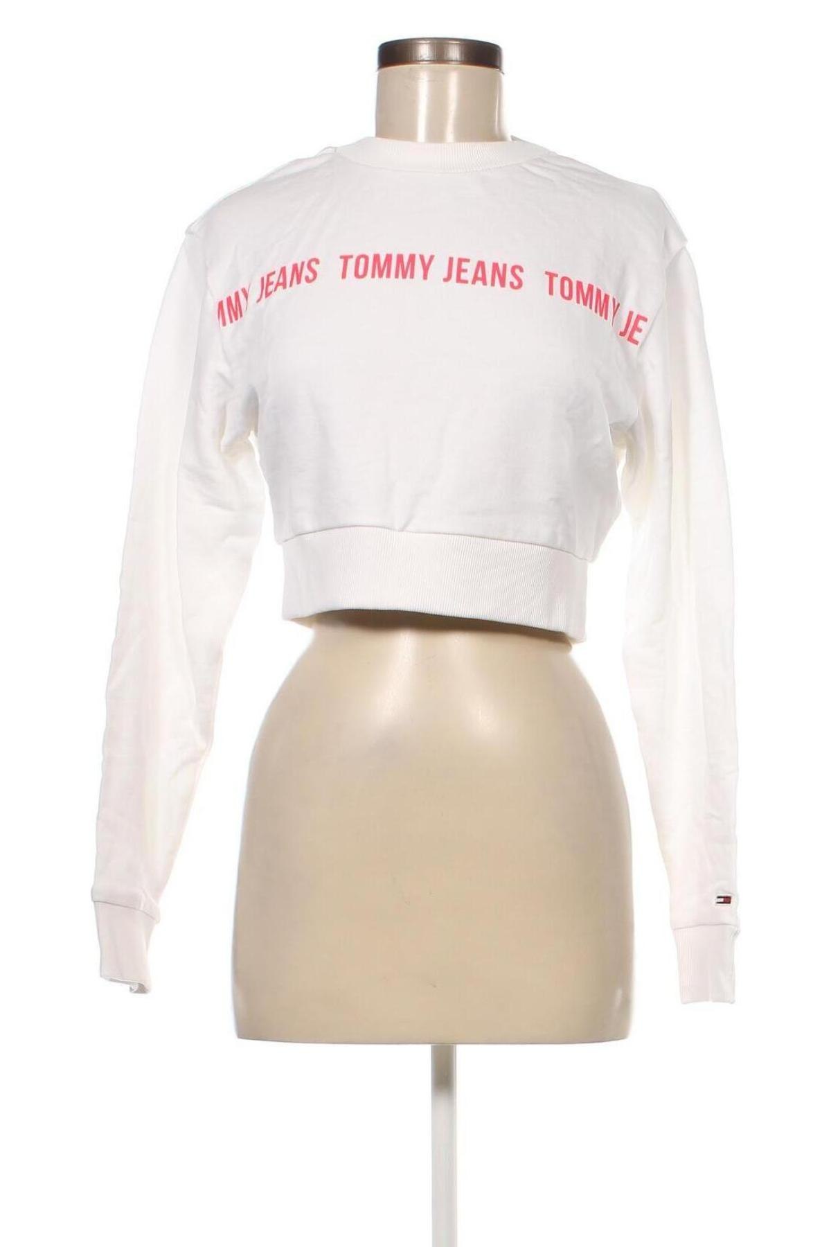 Γυναικεία μπλούζα Tommy Jeans, Μέγεθος XS, Χρώμα Λευκό, Τιμή 41,50 €