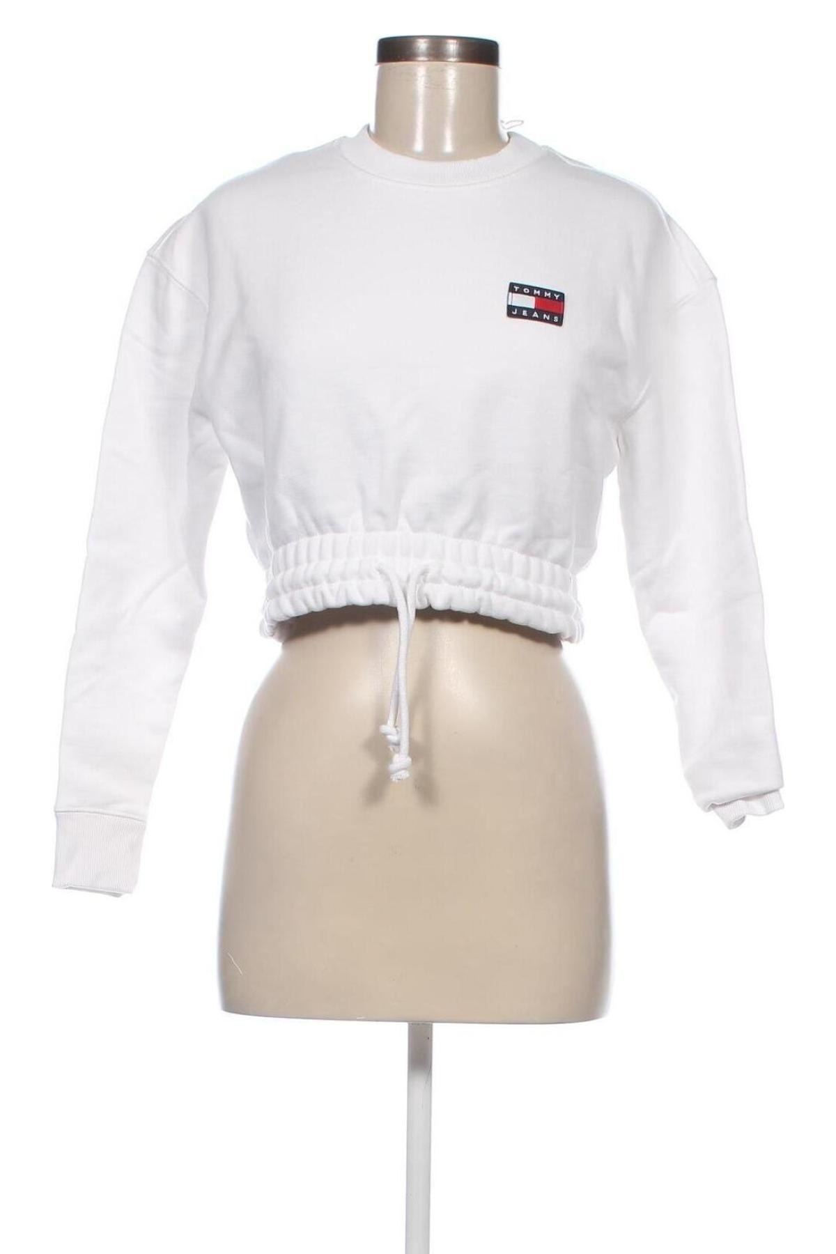 Γυναικεία μπλούζα Tommy Jeans, Μέγεθος XS, Χρώμα Λευκό, Τιμή 49,79 €