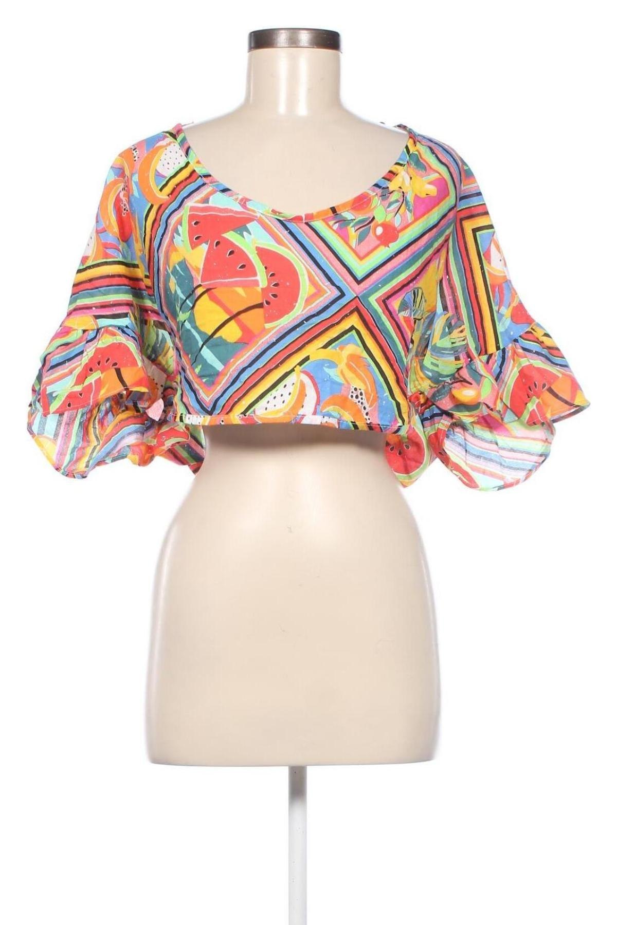 Дамска блуза Trendyol, Размер L, Цвят Многоцветен, Цена 11,55 лв.