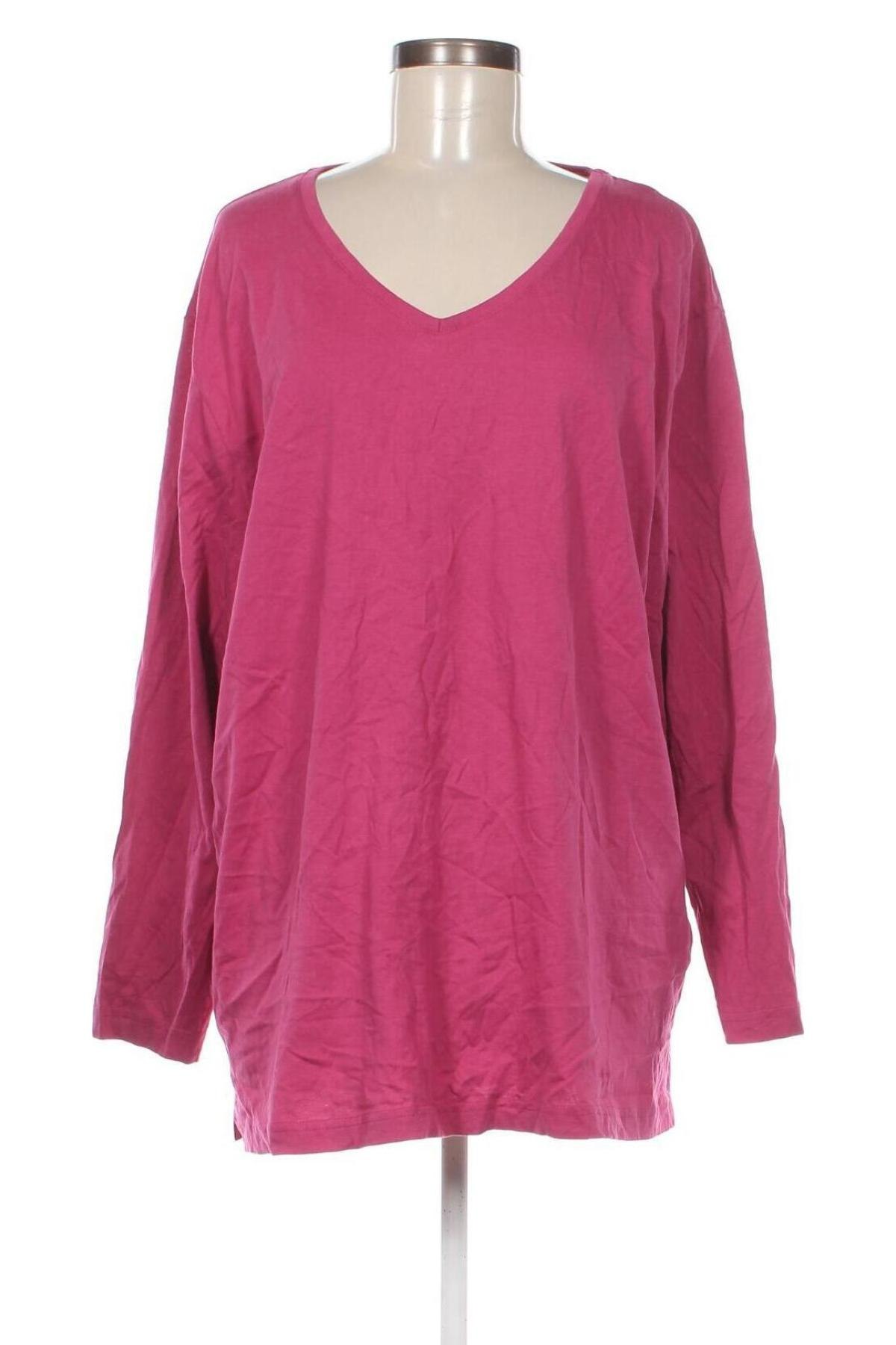 Γυναικεία μπλούζα Ulla Popken, Μέγεθος XXL, Χρώμα Ρόζ , Τιμή 21,03 €
